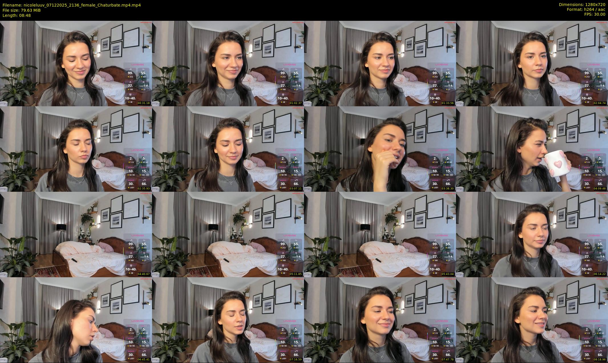 nicoleluuv — 9 minute Chaturbate female cam show recording, 720p, Dec 7, 2025