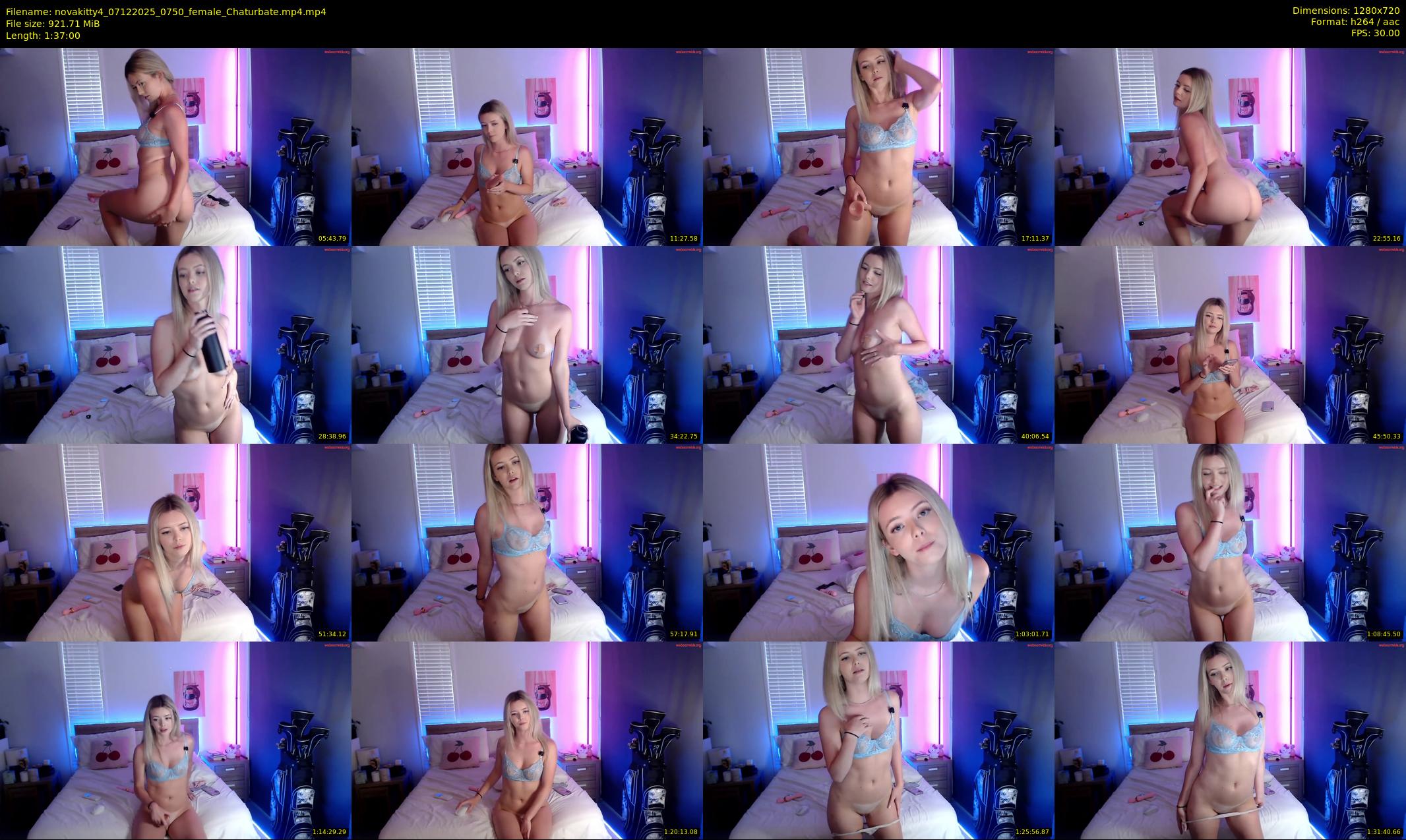 novakitty4 — 97 minute Chaturbate female cam show recording, 720p, Dec 7, 2025