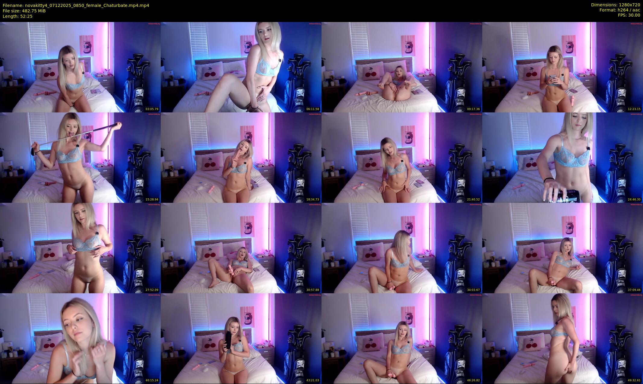 novakitty4 — 53 minute Chaturbate female cam show recording, 720p, Dec 7, 2025