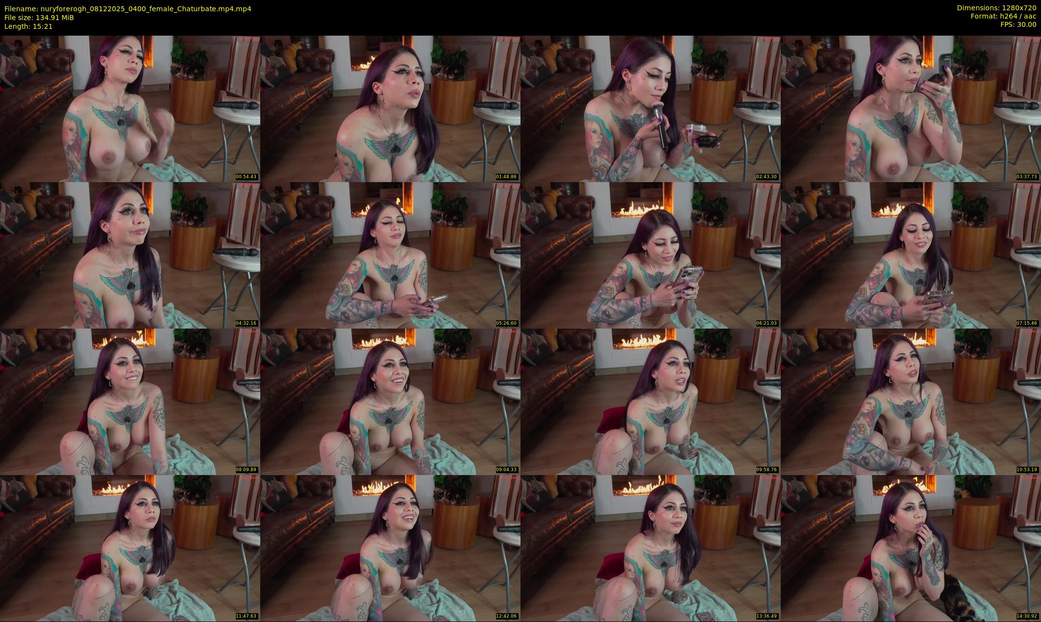 nuryforerogh — 16 minute Chaturbate female cam show recording, 720p, Dec 8, 2025