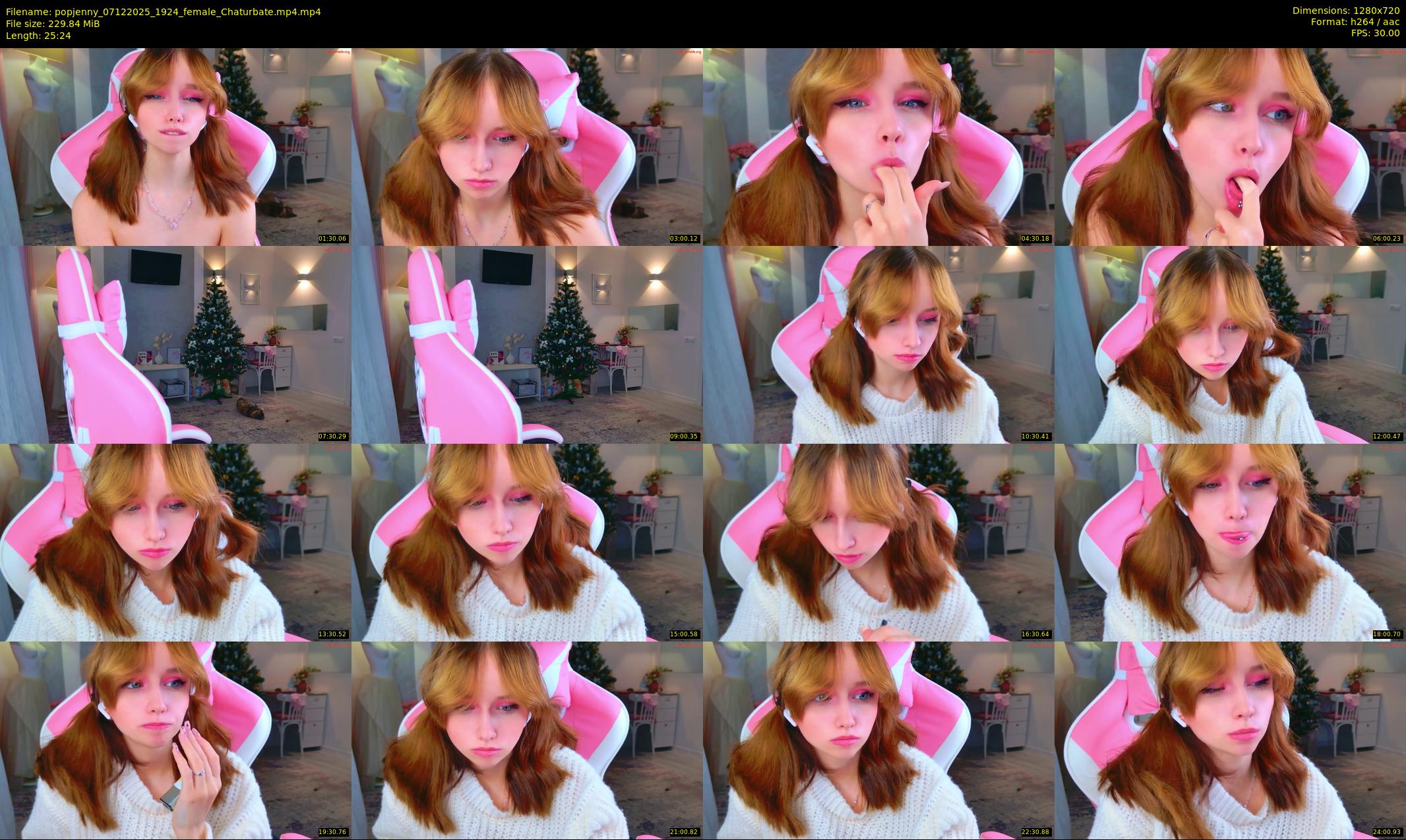 popjenny — 26 minute Chaturbate female cam show recording, 720p, Dec 7, 2025