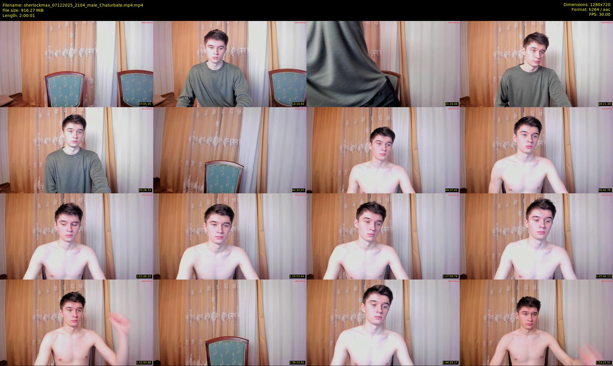 sherlockmax — 121 minute Chaturbate male cam show recording, 720p, Dec 7, 2025