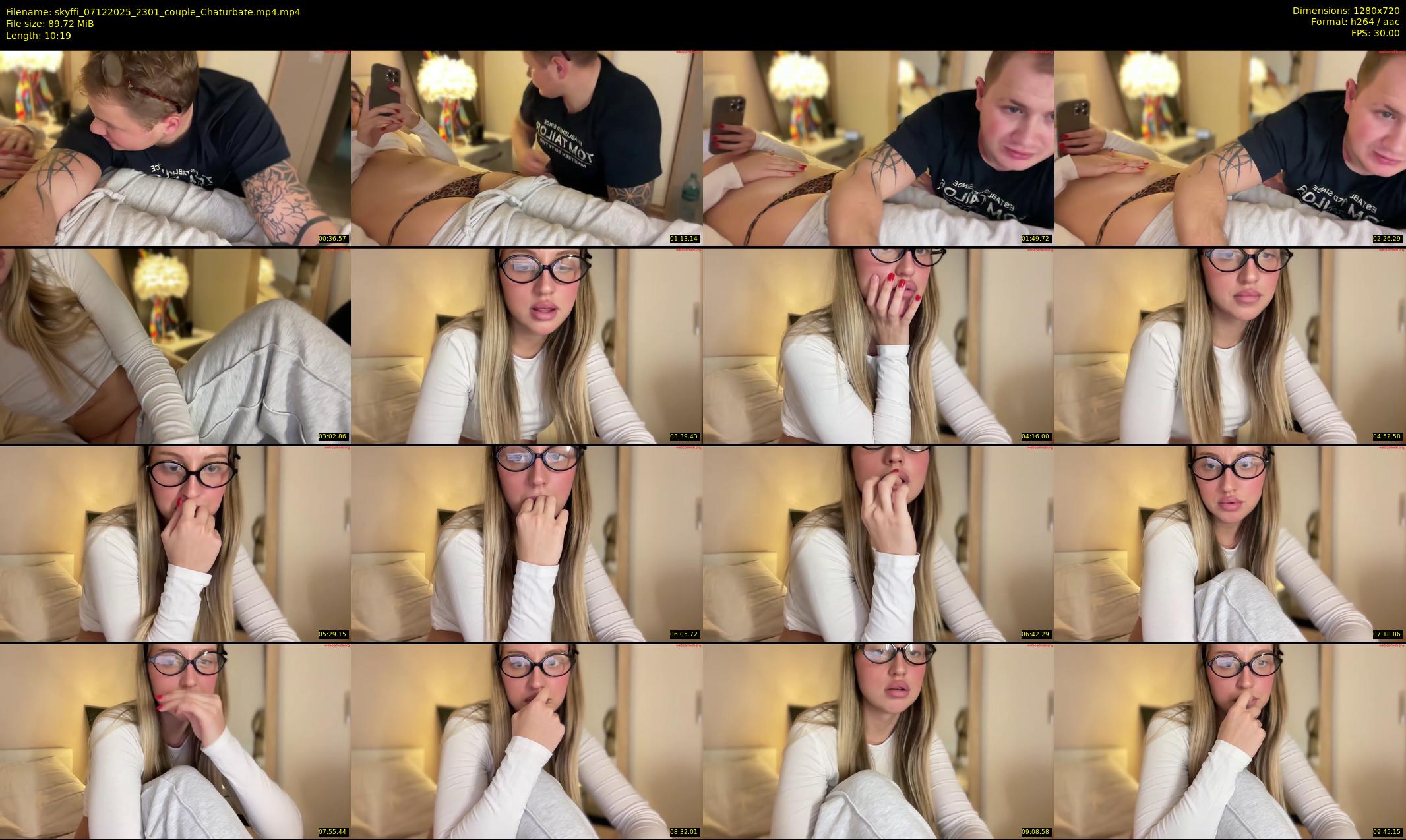 skyffi — 11 minute Chaturbate couple cam show recording, 720p, Dec 7, 2025
