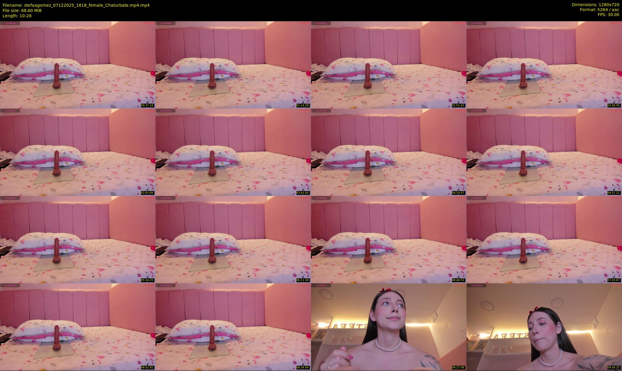 stefaagomez — 11 minute Chaturbate female cam show recording, 720p, Dec 7, 2025