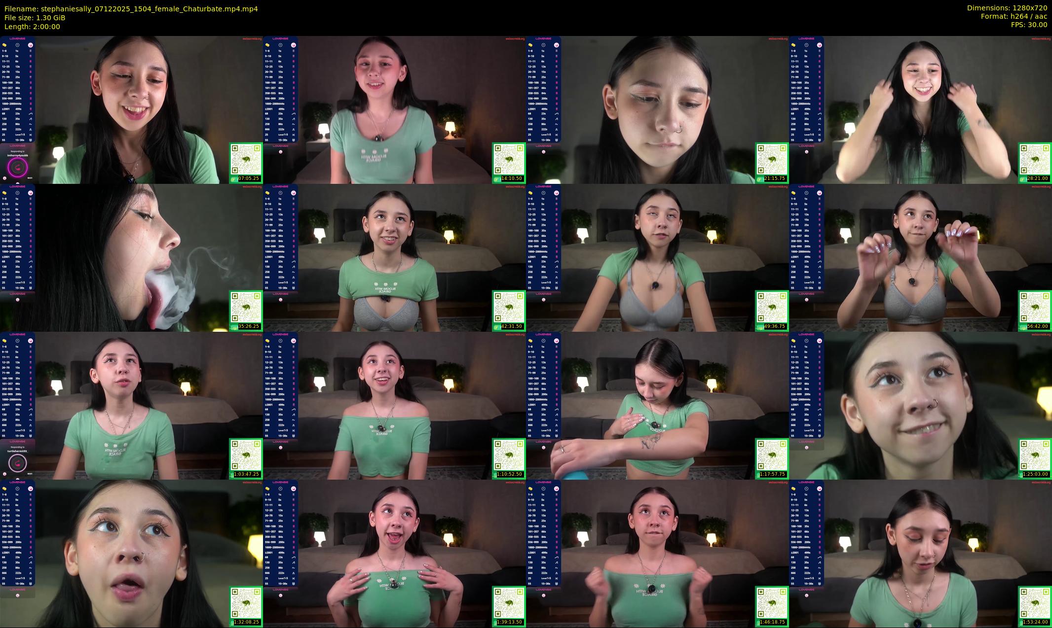 stephaniesally — 120 minute Chaturbate female cam show recording, 720p, Dec 7, 2025