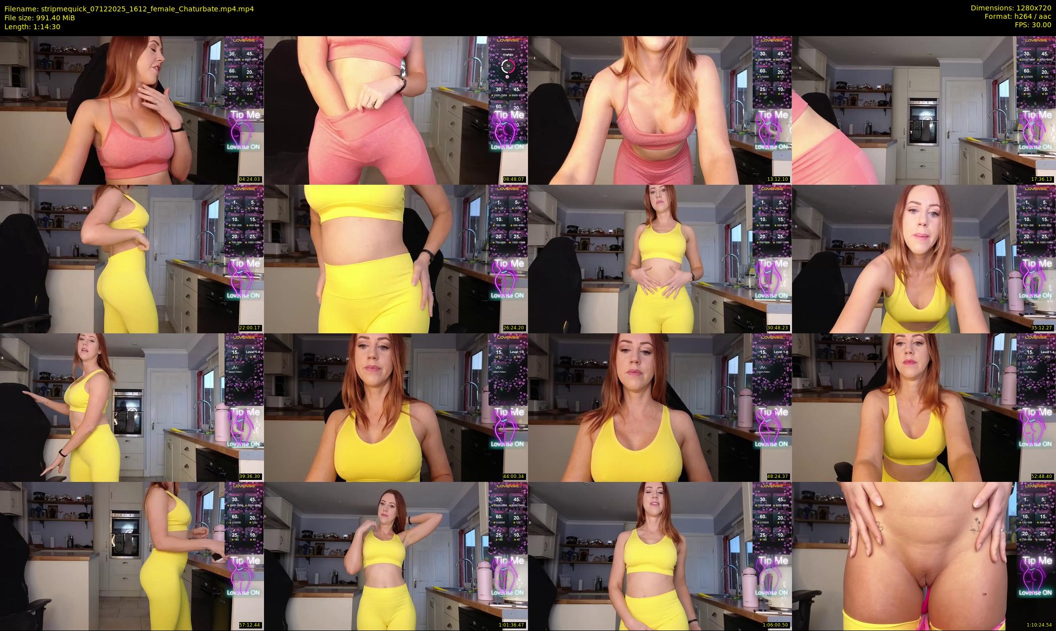 stripmequick — 75 minute Chaturbate female cam show recording, 720p, Dec 7, 2025