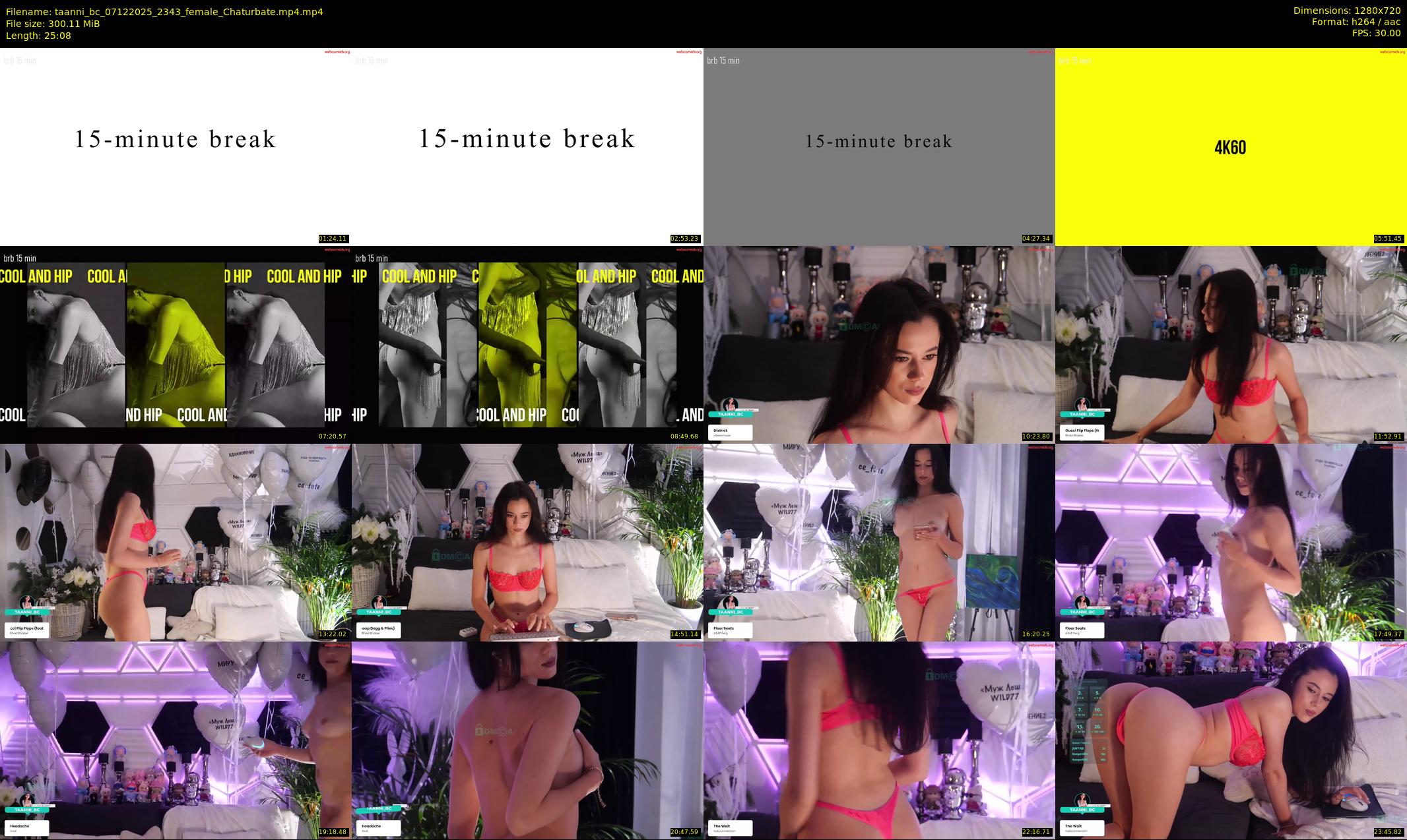 taanni_bc — 26 minute Chaturbate female cam show recording, 720p, Dec 7, 2025