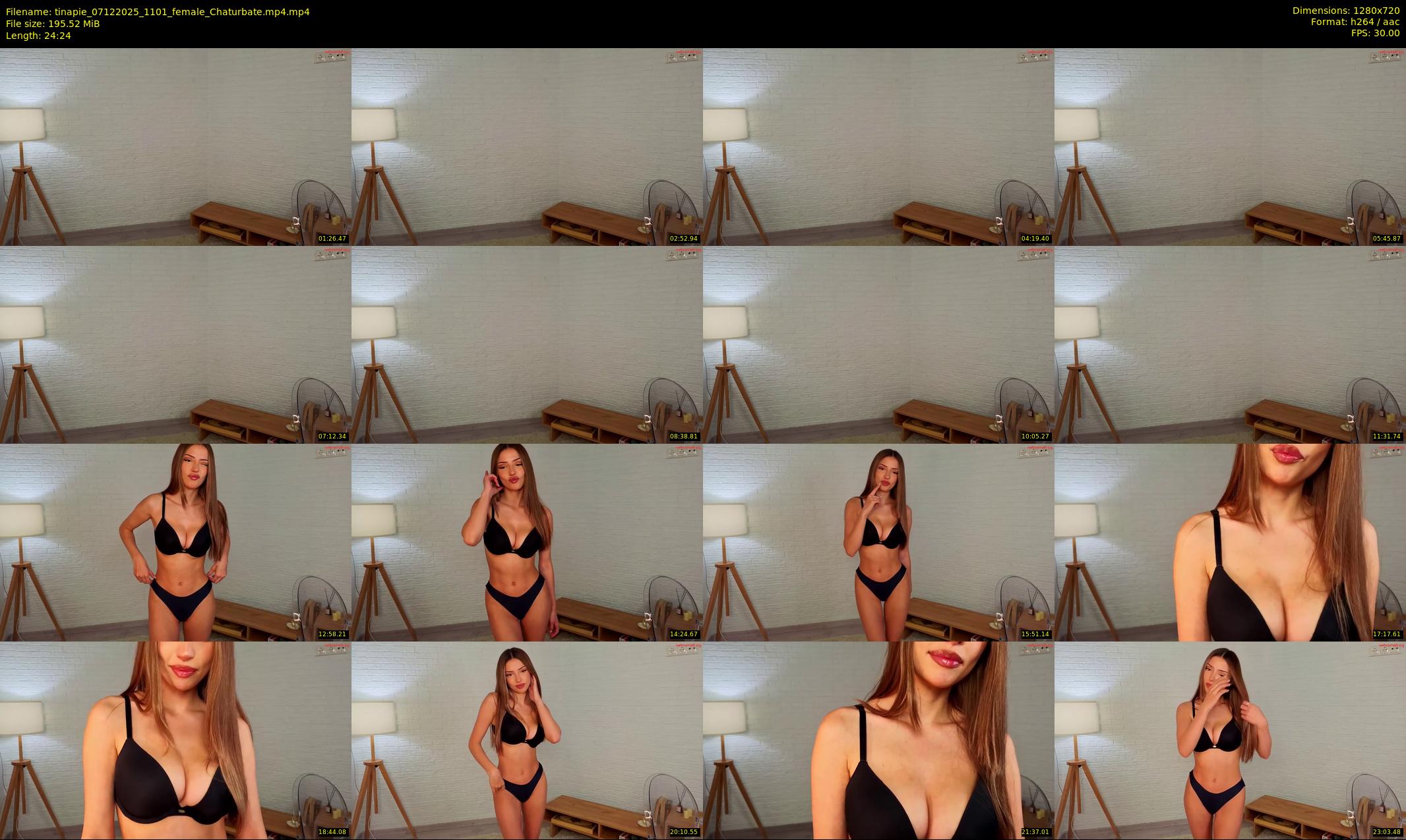 tinapie — 25 minute Chaturbate female cam show recording, 720p, Dec 7, 2025