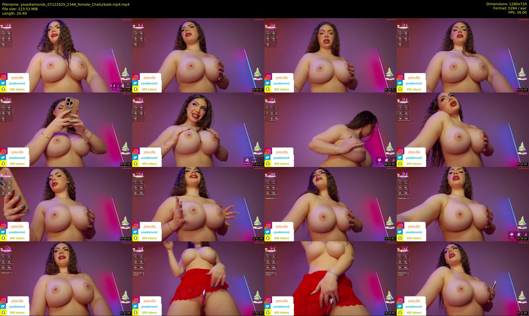 yssadiamonds — 21 minute Chaturbate female cam show recording, 720p, Dec 7, 2025