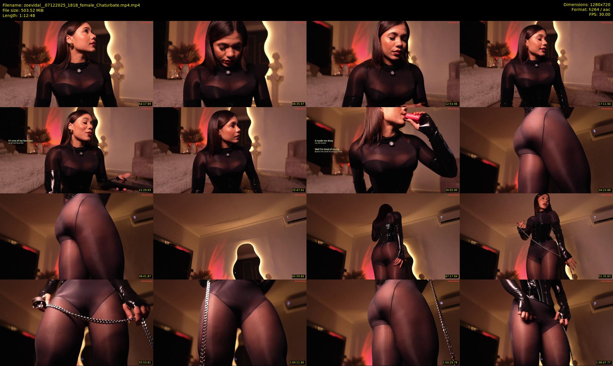 zoevidal_ — 73 minute Chaturbate female cam show recording, 720p, Dec 7, 2025