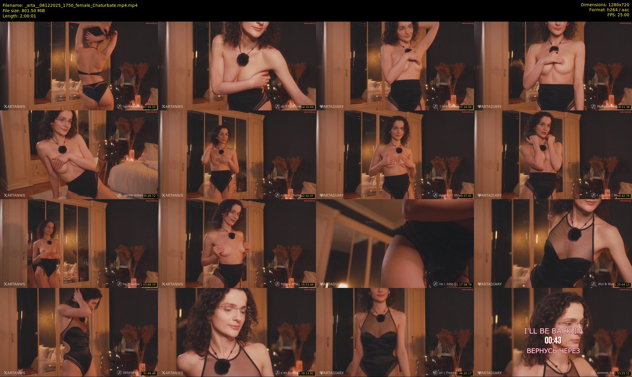 _arta_ — 121 minute Chaturbate female cam show recording, 720p, Dec 8, 2025