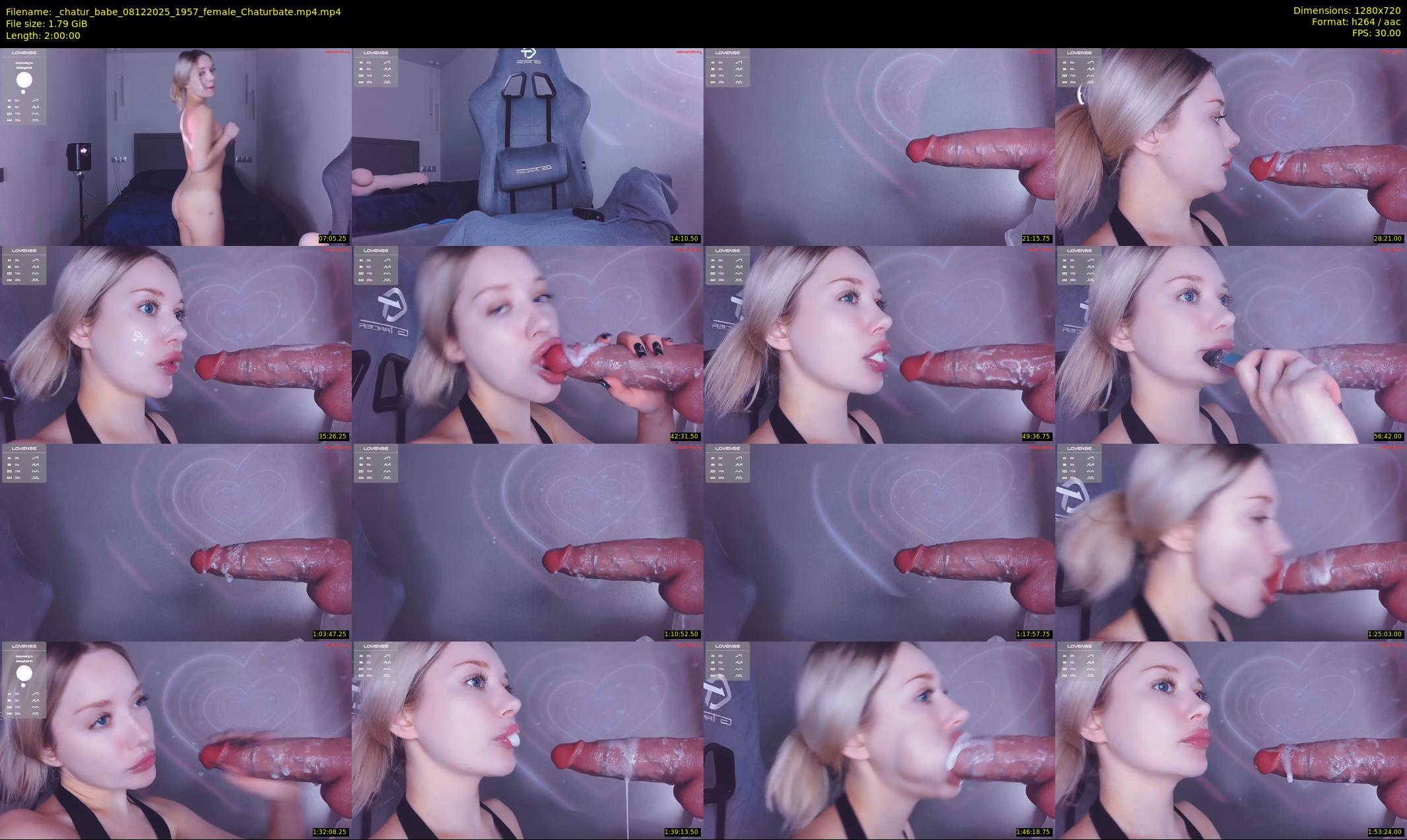 _chatur_babe — 120 minute Chaturbate female cam show recording, 720p, Dec 8, 2025