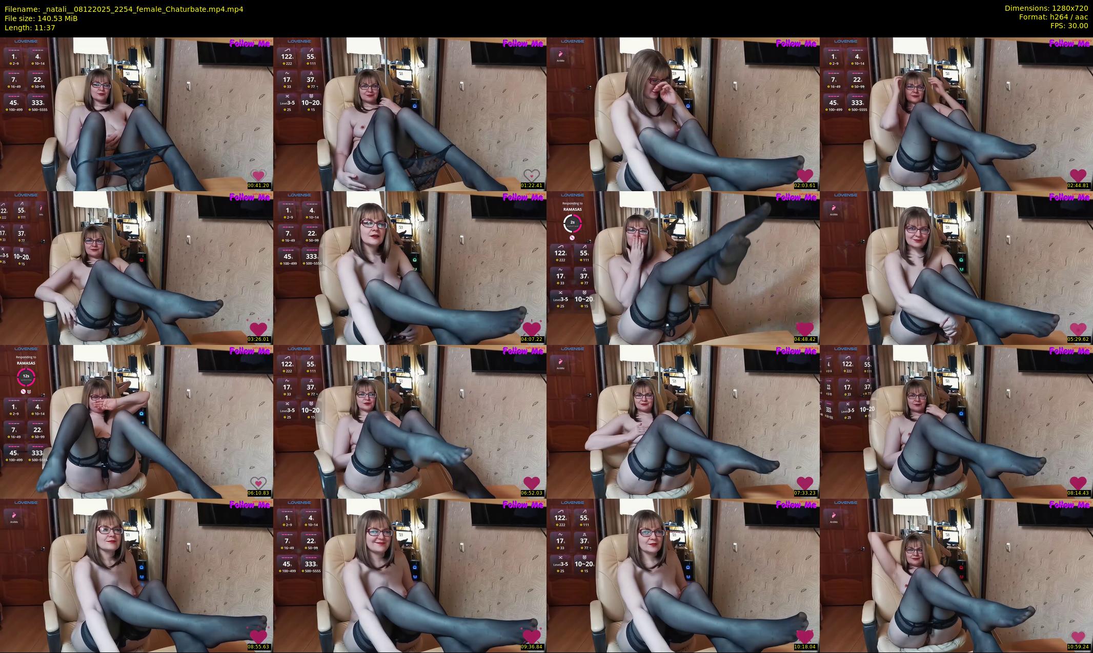_natali_ — 12 minute Chaturbate female cam show recording, 720p, Dec 8, 2025