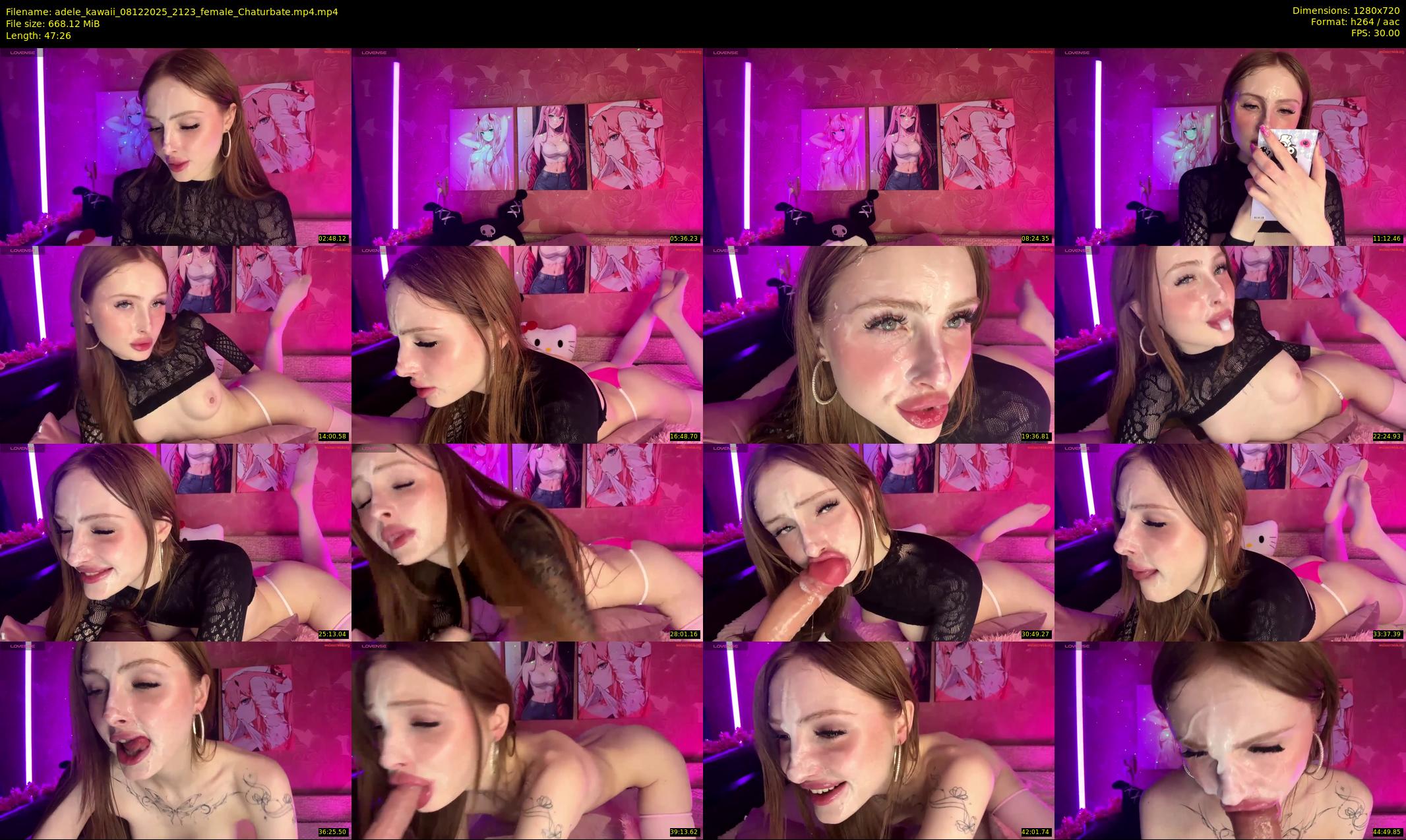 adele_kawaii — 48 minute Chaturbate female cam show recording, 720p, Dec 8, 2025