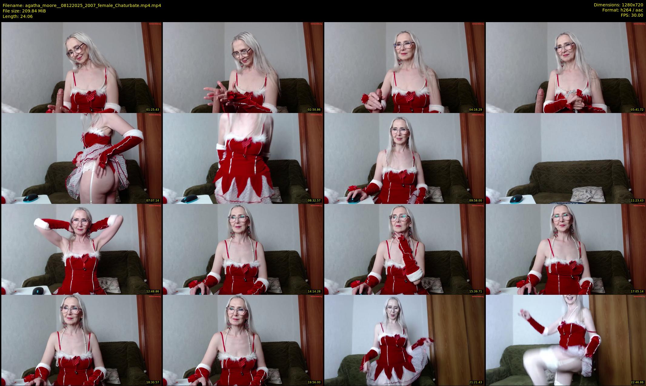 agatha_moore_ — 25 minute Chaturbate female cam show recording, 720p, Dec 8, 2025