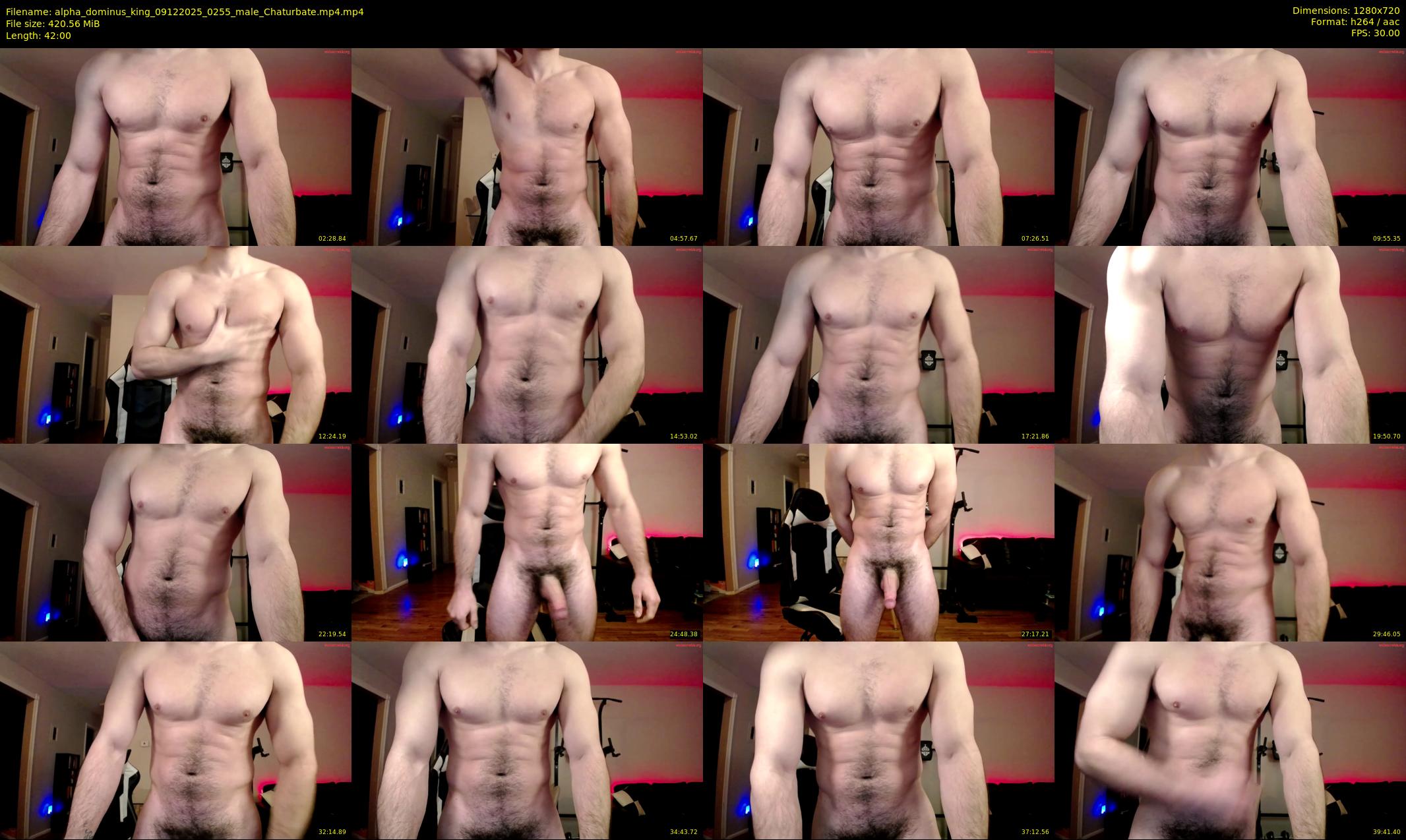 alpha_dominus_king — 42 minute Chaturbate male cam show recording, 720p, Dec 9, 2025