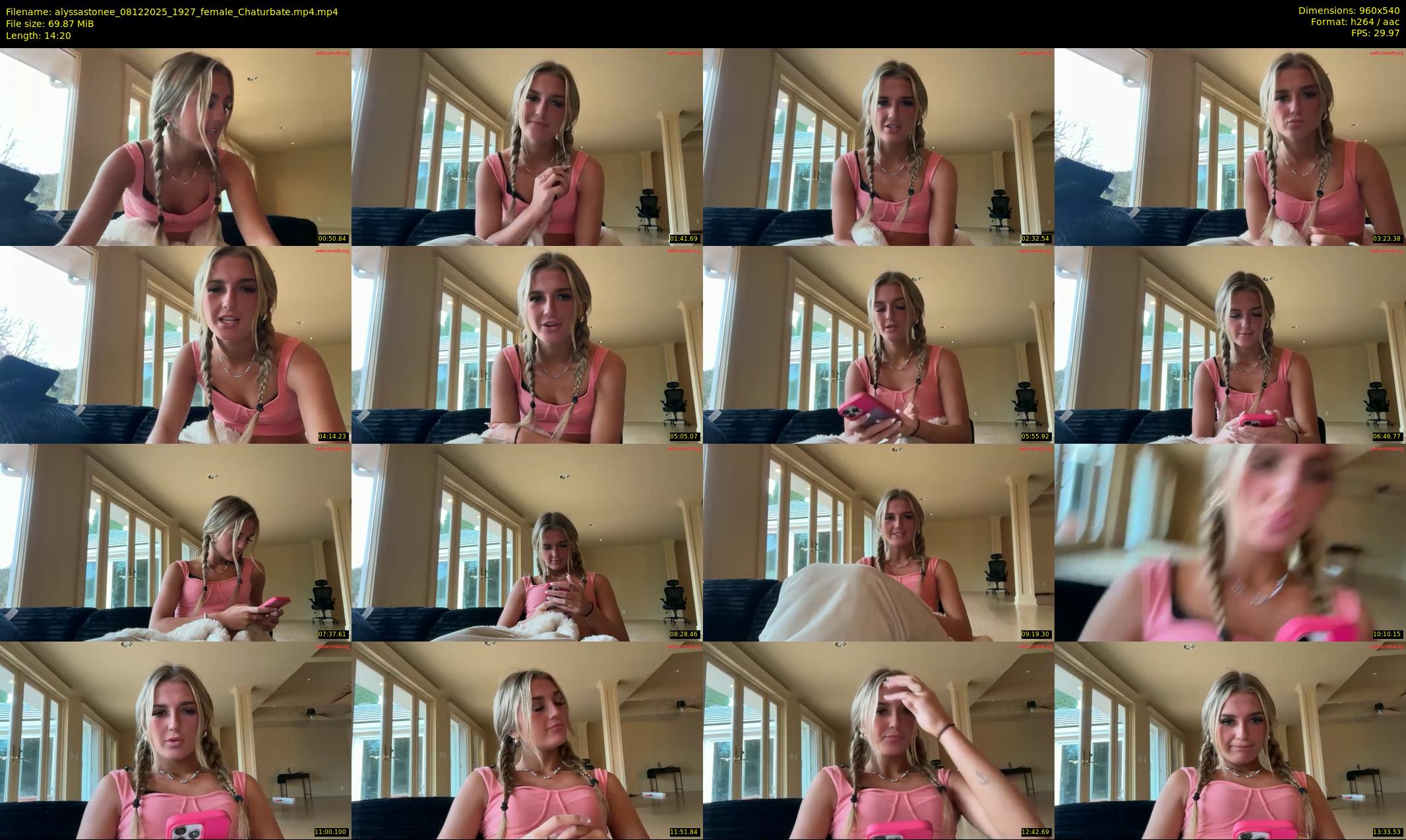 alyssastonee — 15 minute Chaturbate female cam show recording, 480p, Dec 8, 2025