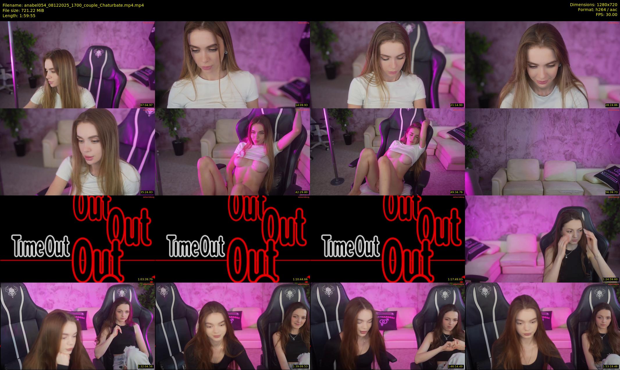 anabel054 — 120 minute Chaturbate female cam show recording, 720p, Dec 8, 2025