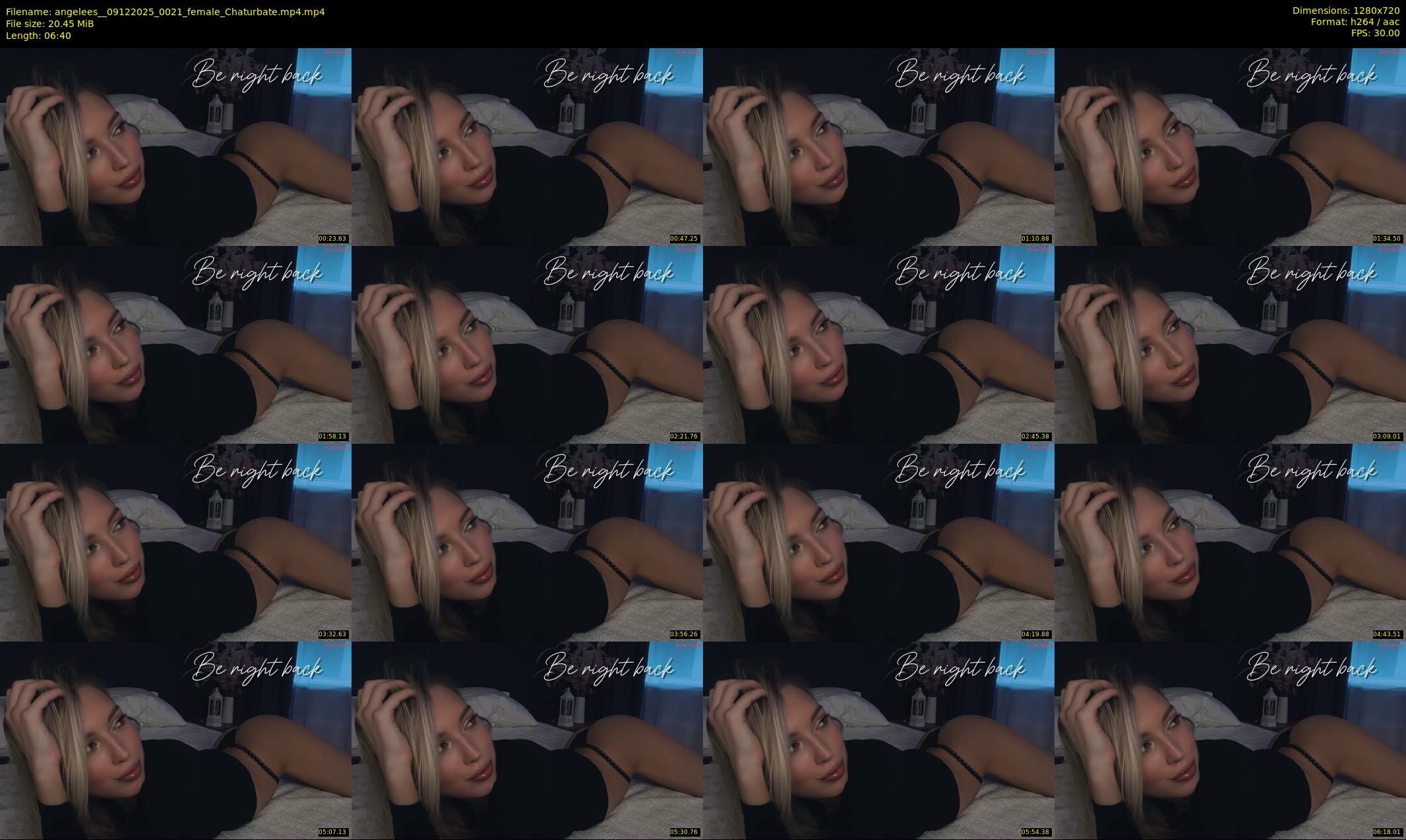 angelees_ — 7 minute Chaturbate female cam show recording, 720p, Dec 9, 2025