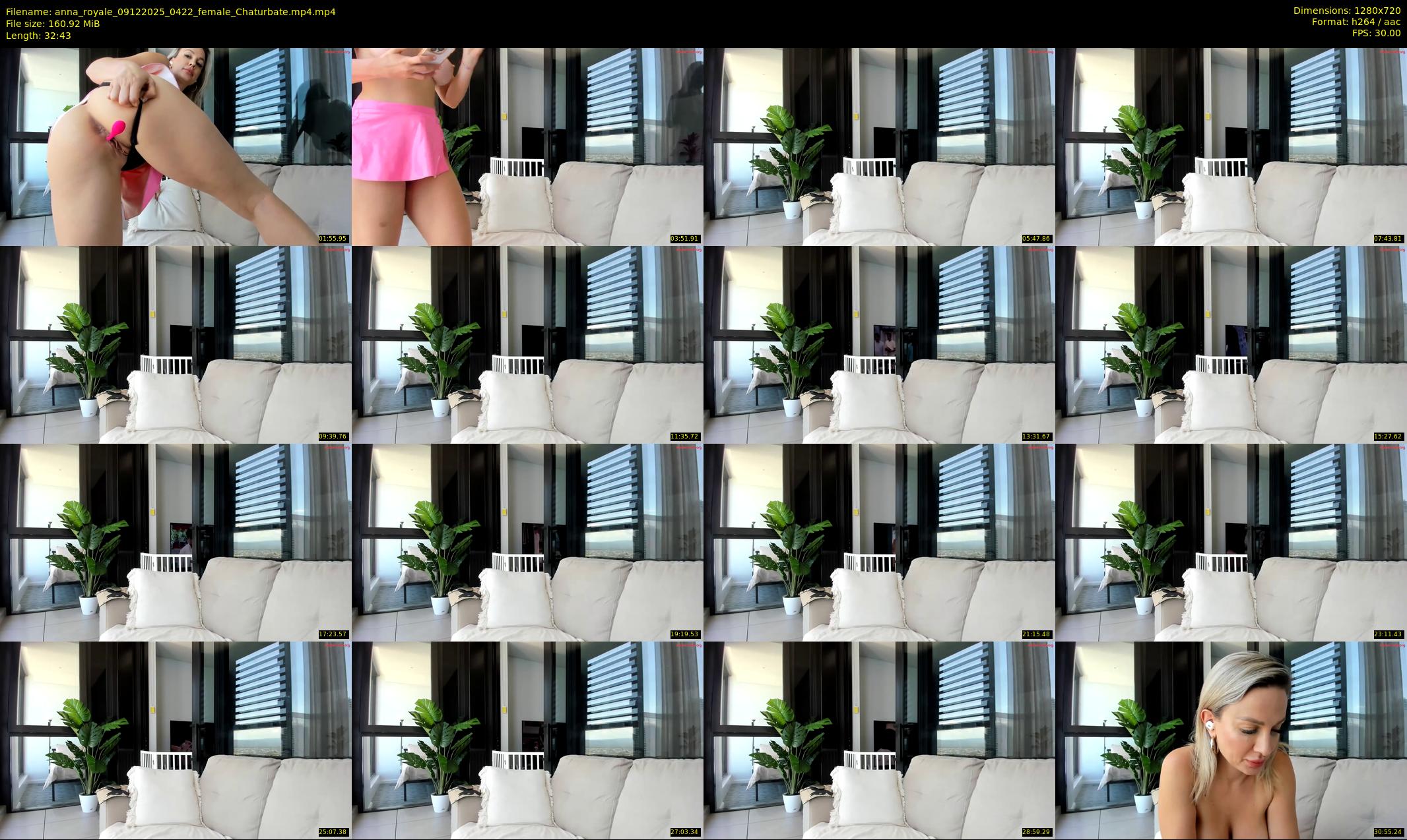 anna_royale — 33 minute Chaturbate female cam show recording, 720p, Dec 9, 2025