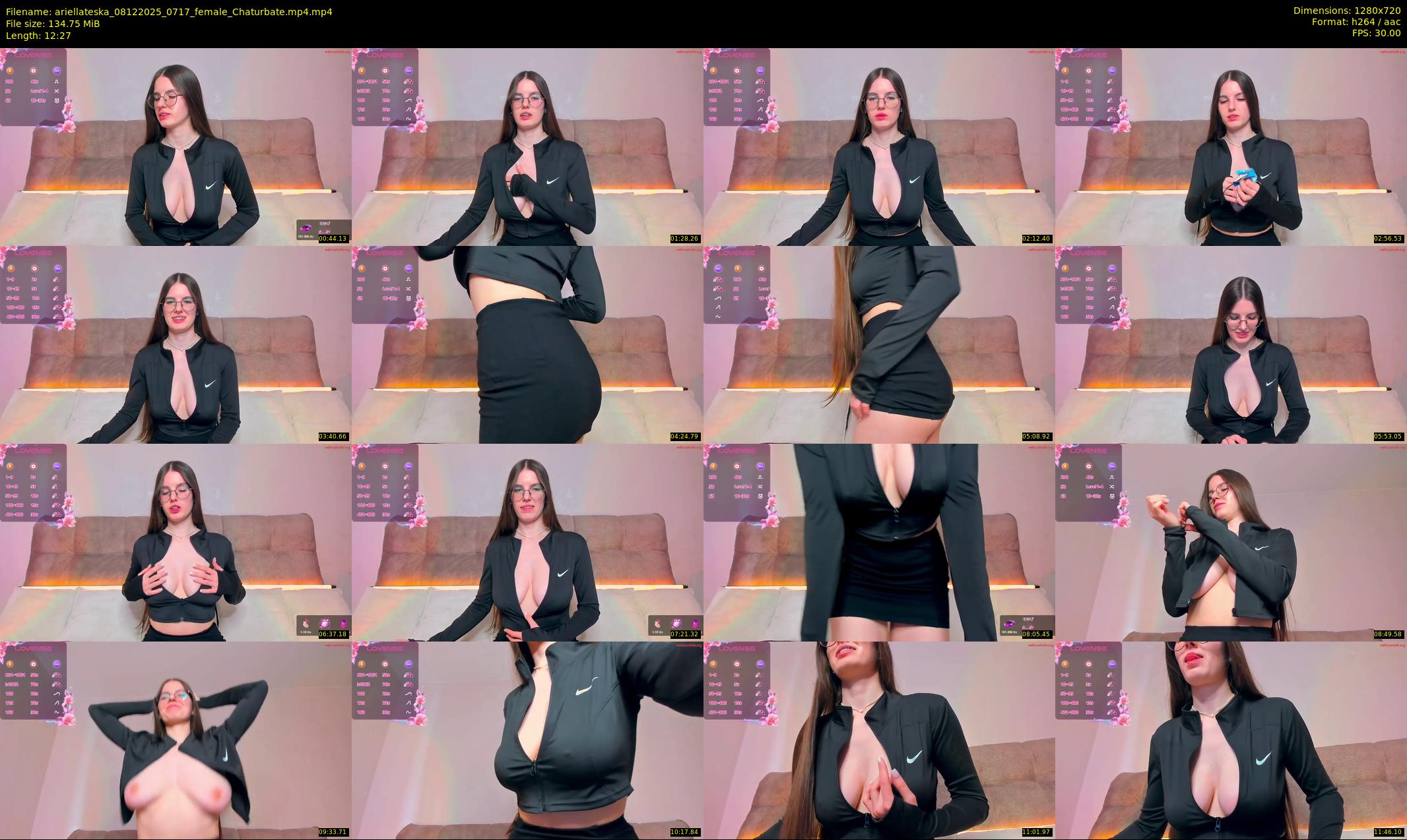 ariellateska — 13 minute Chaturbate female cam show recording, 720p, Dec 8, 2025