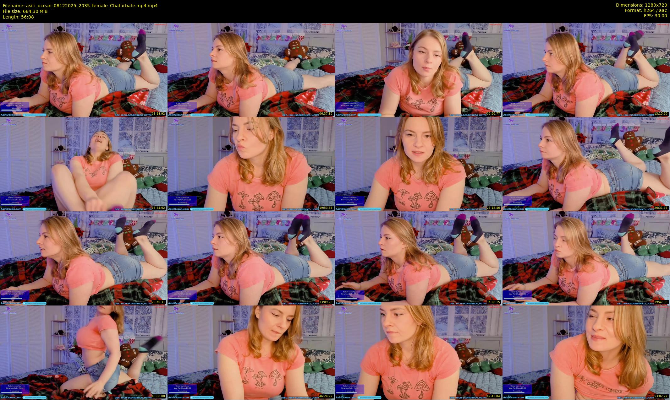 asiri_ocean — 57 minute Chaturbate female cam show recording, 720p, Dec 8, 2025