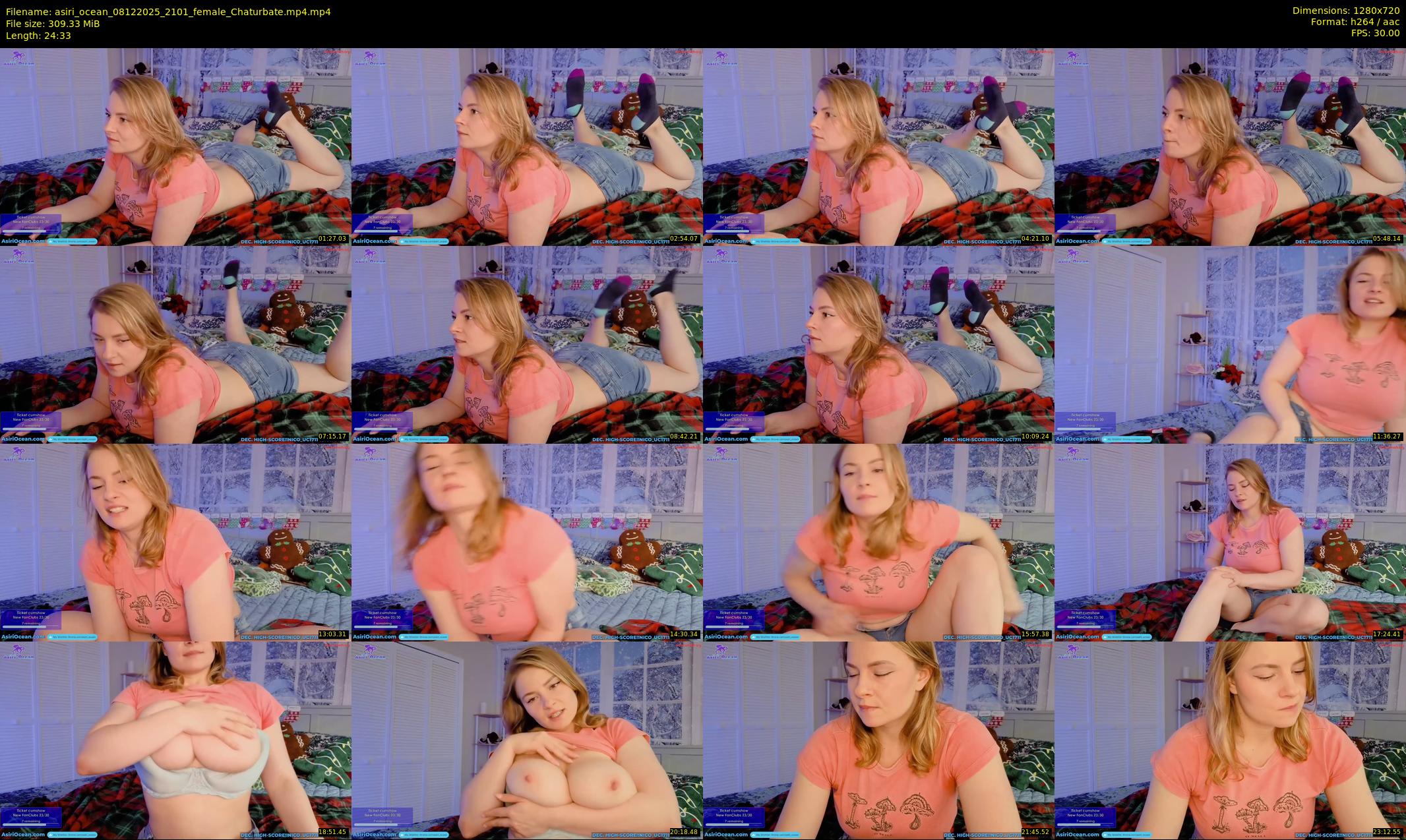 asiri_ocean — 25 minute Chaturbate female cam show recording, 720p, Dec 8, 2025