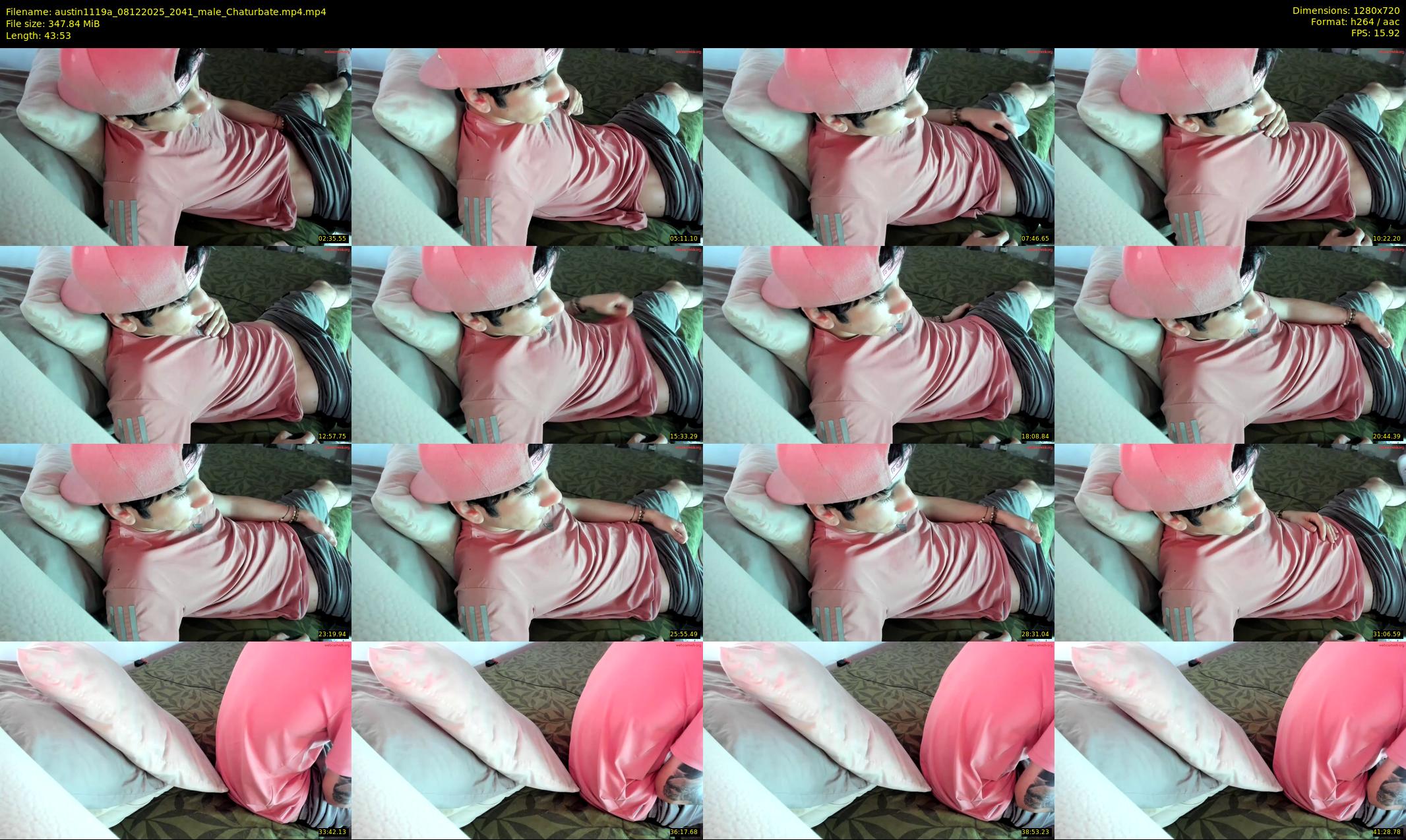 austin1119a — 44 minute Chaturbate male cam show recording, 720p, Dec 8, 2025