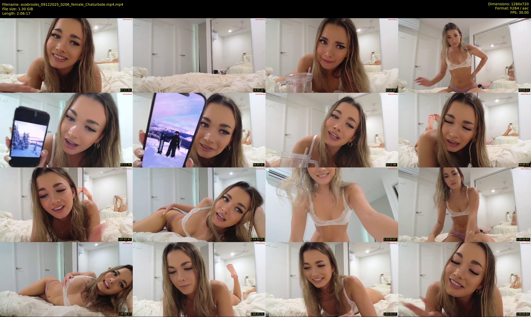 avabrooks — 127 minute Chaturbate female cam show recording, 720p, Dec 9, 2025
