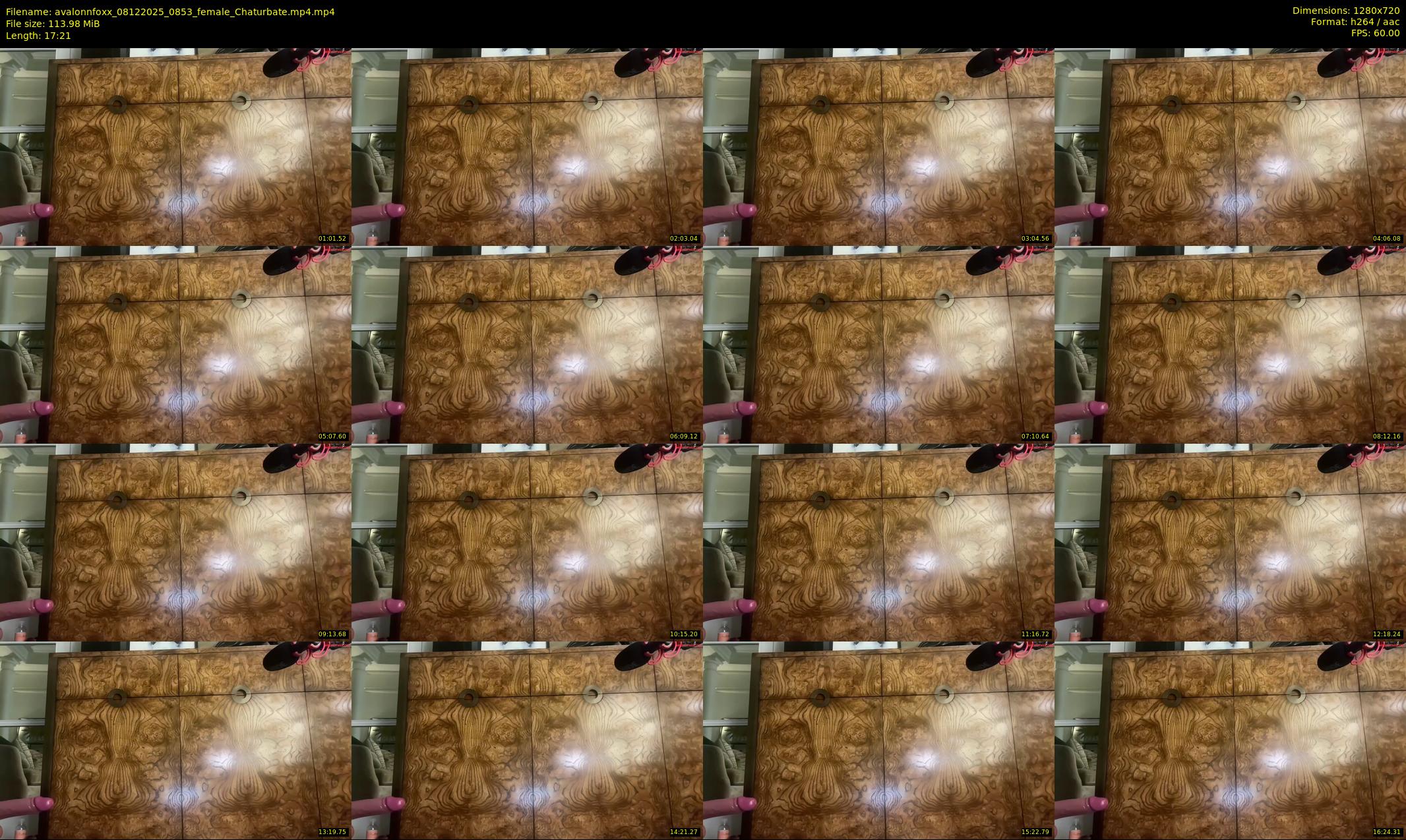 avalonnfoxx — 18 minute Chaturbate female cam show recording, 720p, Dec 8, 2025