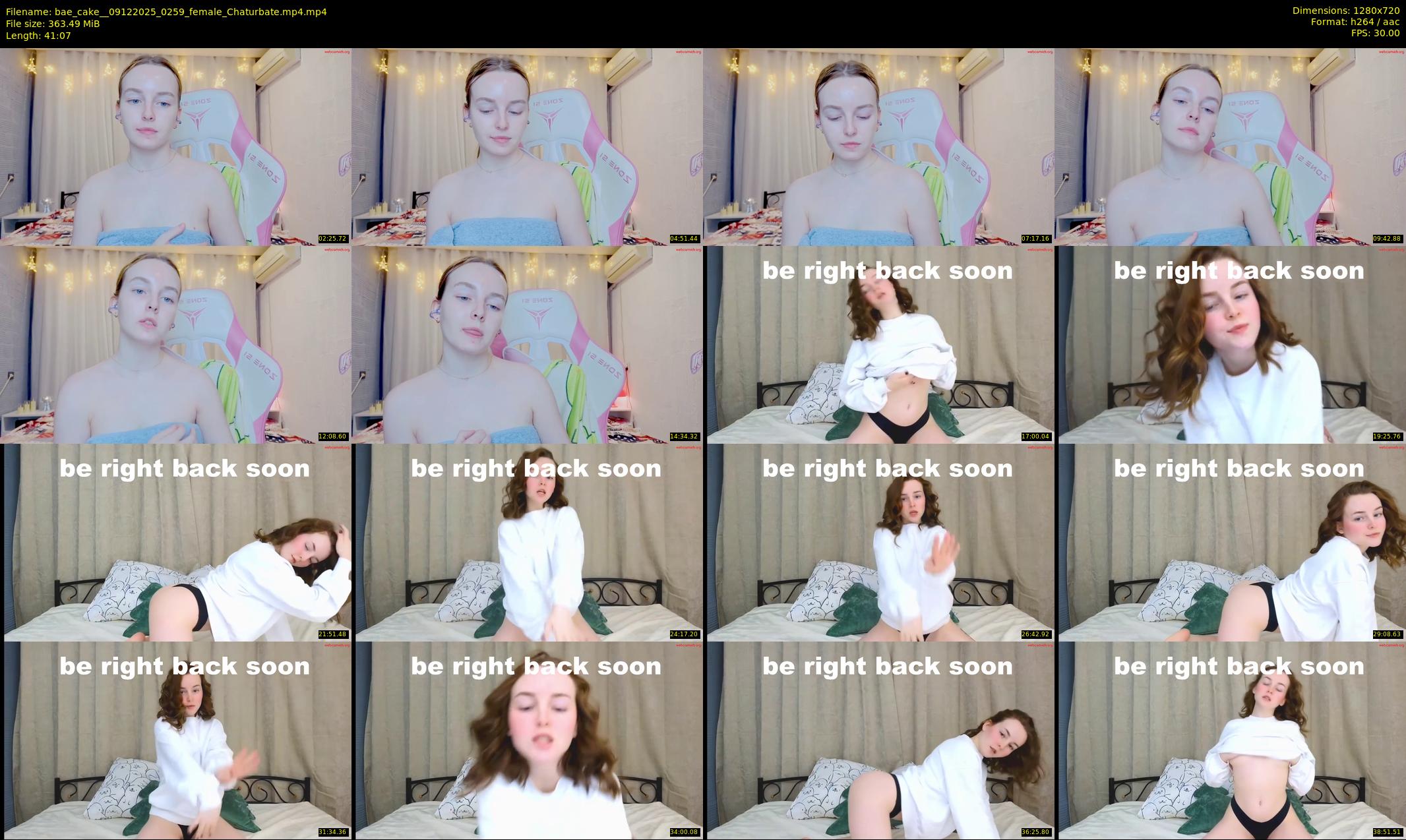 bae_cake_ — 42 minute Chaturbate female cam show recording, 720p, Dec 9, 2025