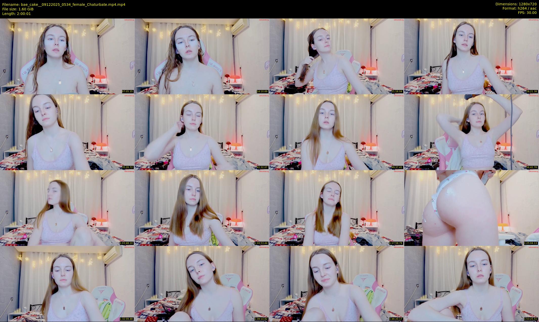 bae_cake_ — 121 minute Chaturbate female cam show recording, 720p, Dec 9, 2025