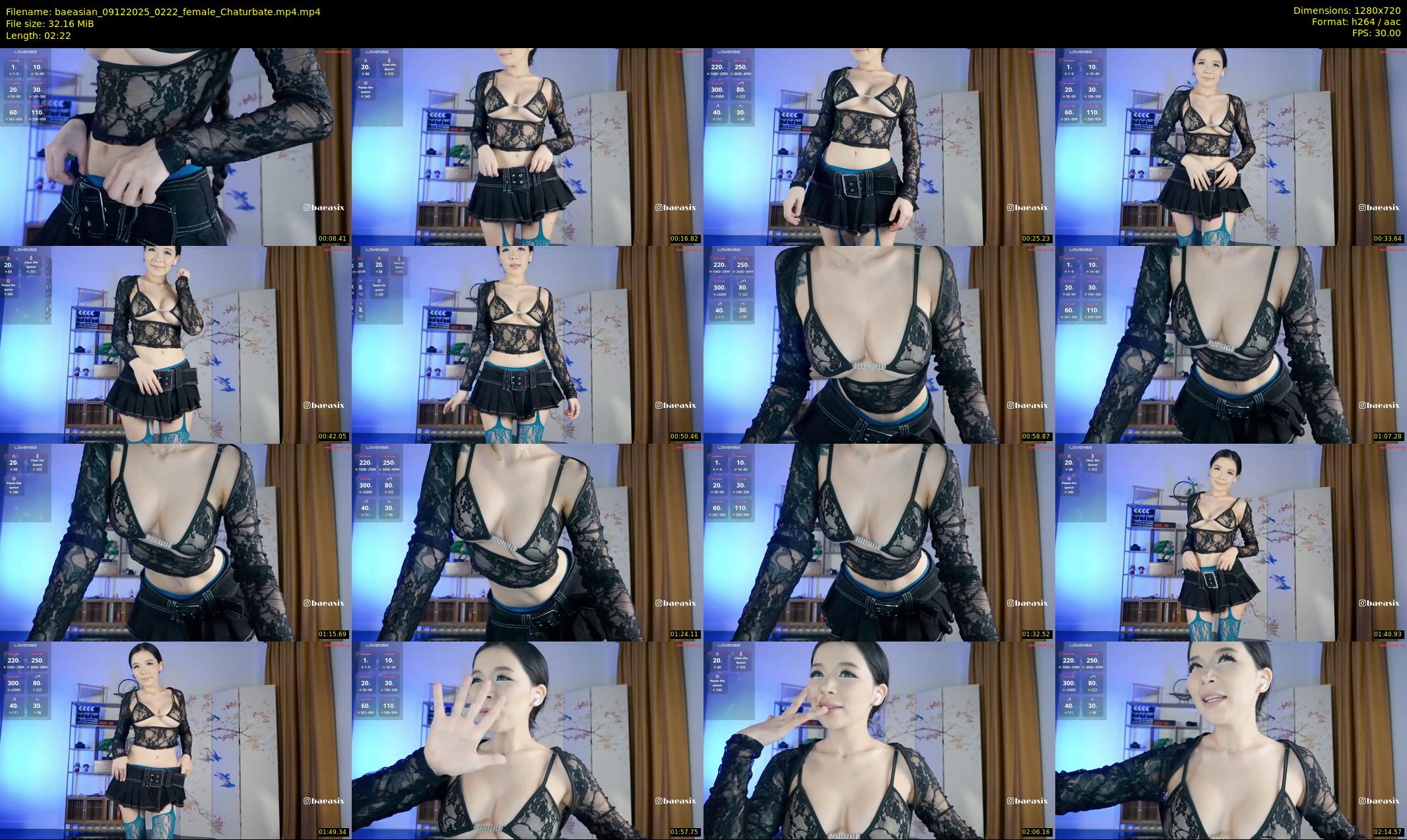 baeasian — 3 minute Chaturbate female cam show recording, 720p, Dec 9, 2025