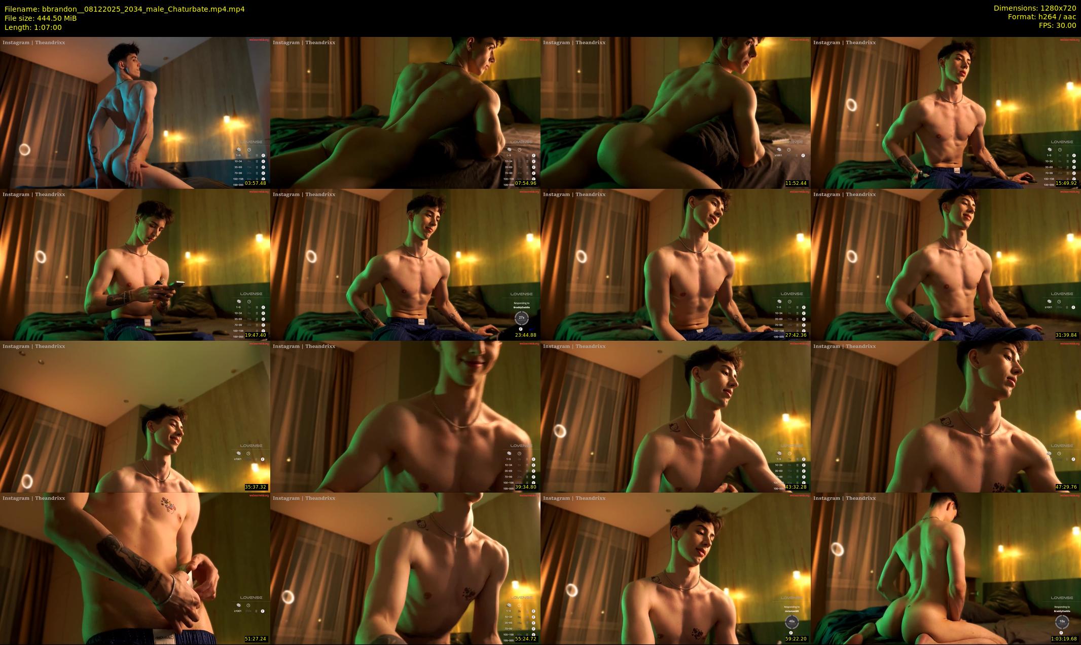 bbrandon_ — 67 minute Chaturbate male cam show recording, 720p, Dec 8, 2025
