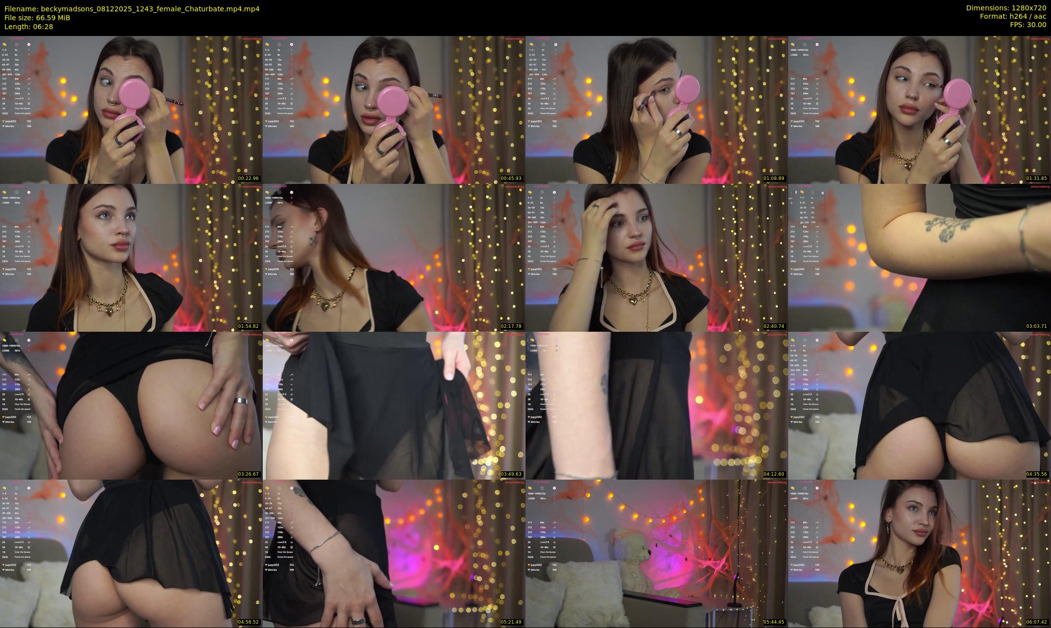 beckymadsons — 7 minute Chaturbate female cam show recording, 720p, Dec 8, 2025