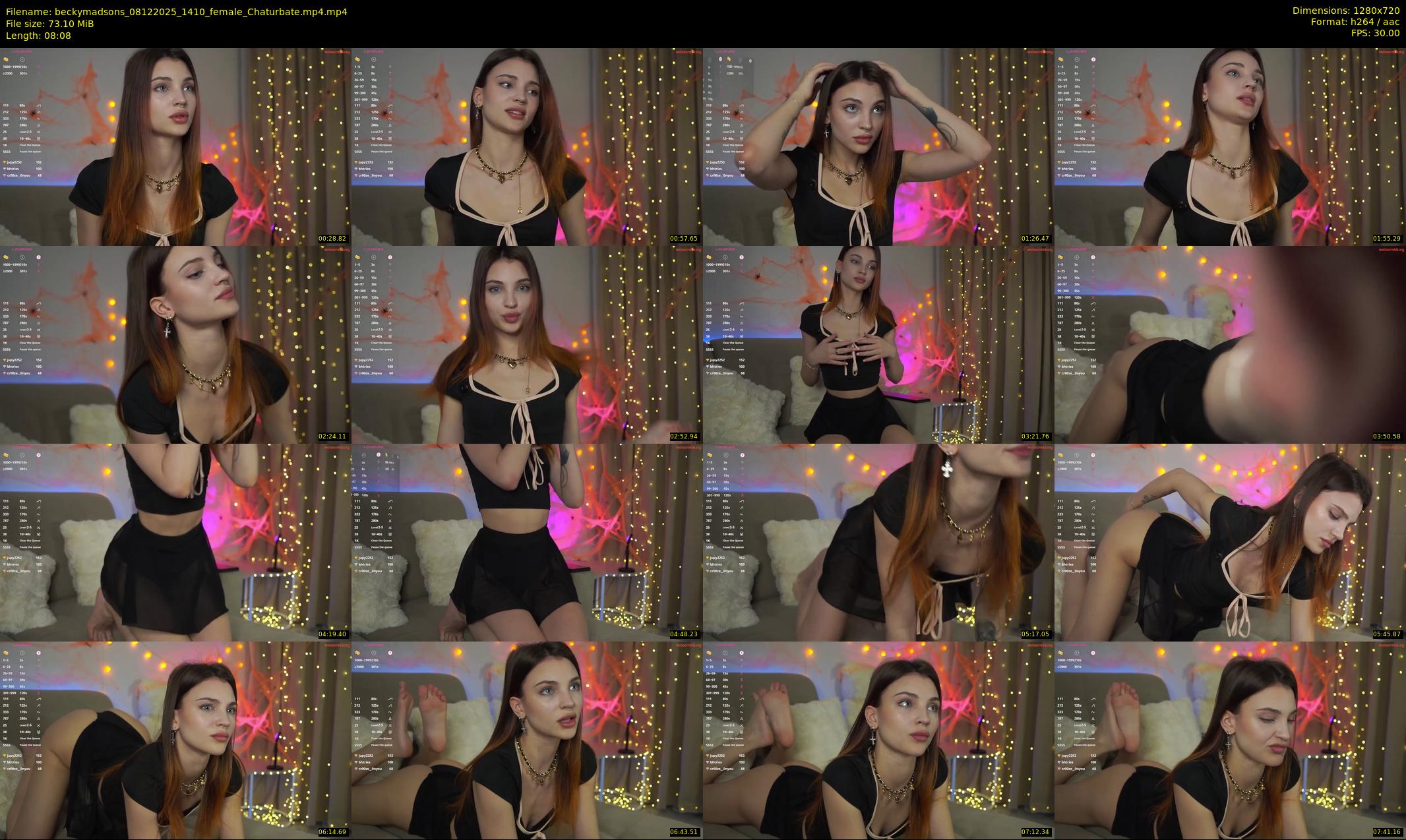 beckymadsons — 9 minute Chaturbate female cam show recording, 720p, Dec 8, 2025