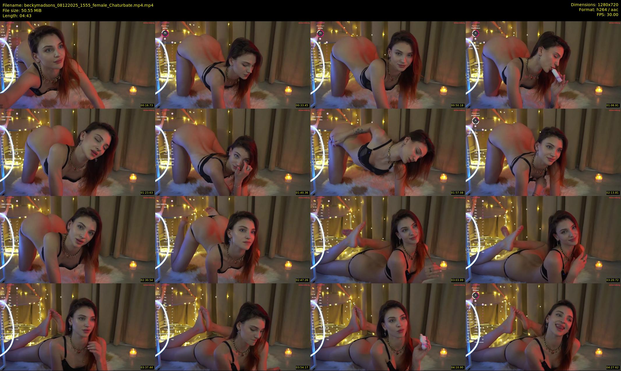 beckymadsons — 5 minute Chaturbate female cam show recording, 720p, Dec 8, 2025