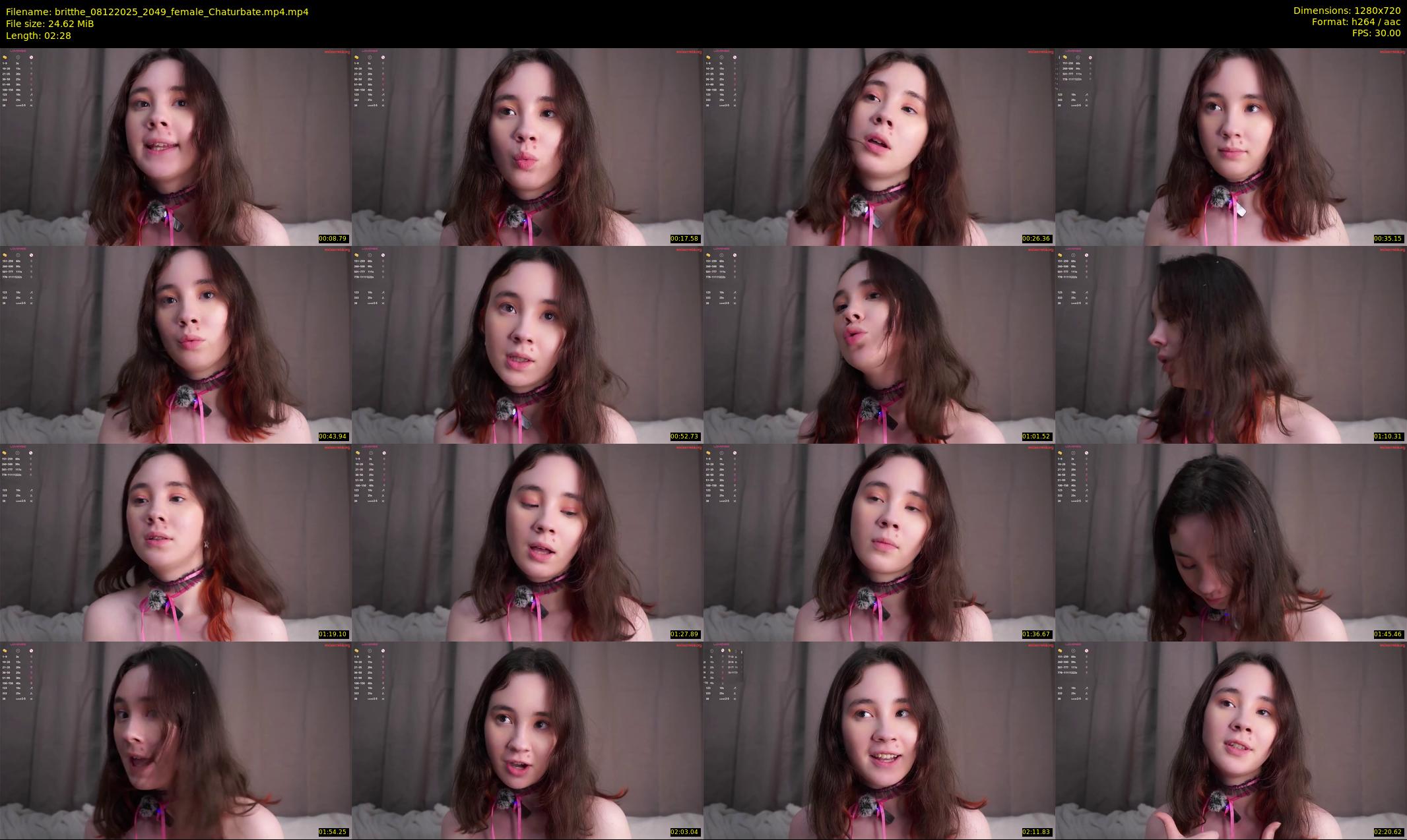 britthe — 3 minute Chaturbate female cam show recording, 720p, Dec 8, 2025