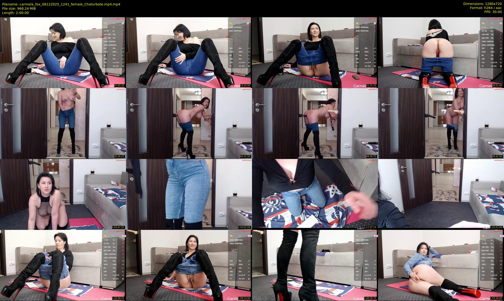 carmela_fox — 120 minute Chaturbate female cam show recording, 720p, Dec 8, 2025