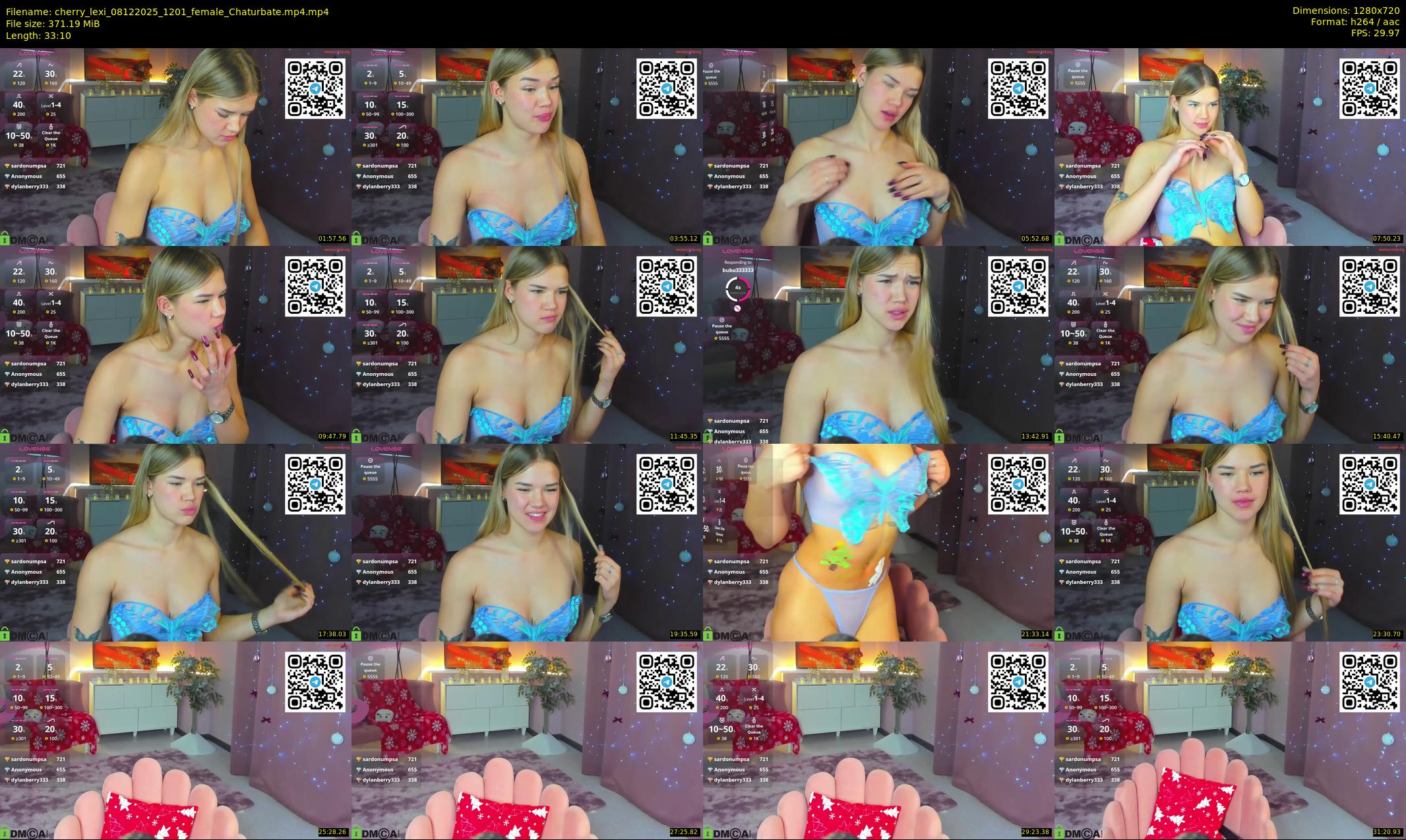cherry_lexi — 34 minute Chaturbate female cam show recording, 720p, Dec 8, 2025
