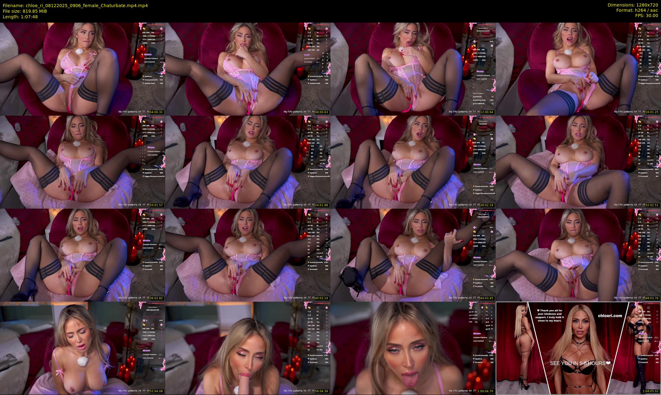 chloe_ri — 68 minute Chaturbate female cam show recording, 720p, Dec 8, 2025