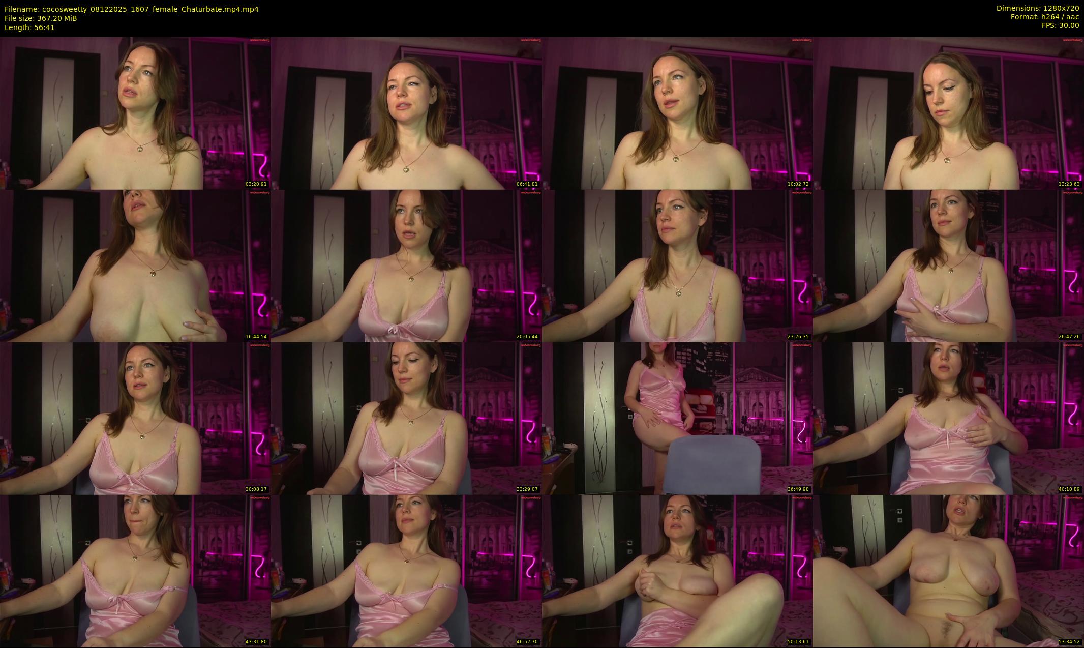 cocosweetty — 57 minute Chaturbate female cam show recording, 720p, Dec 8, 2025