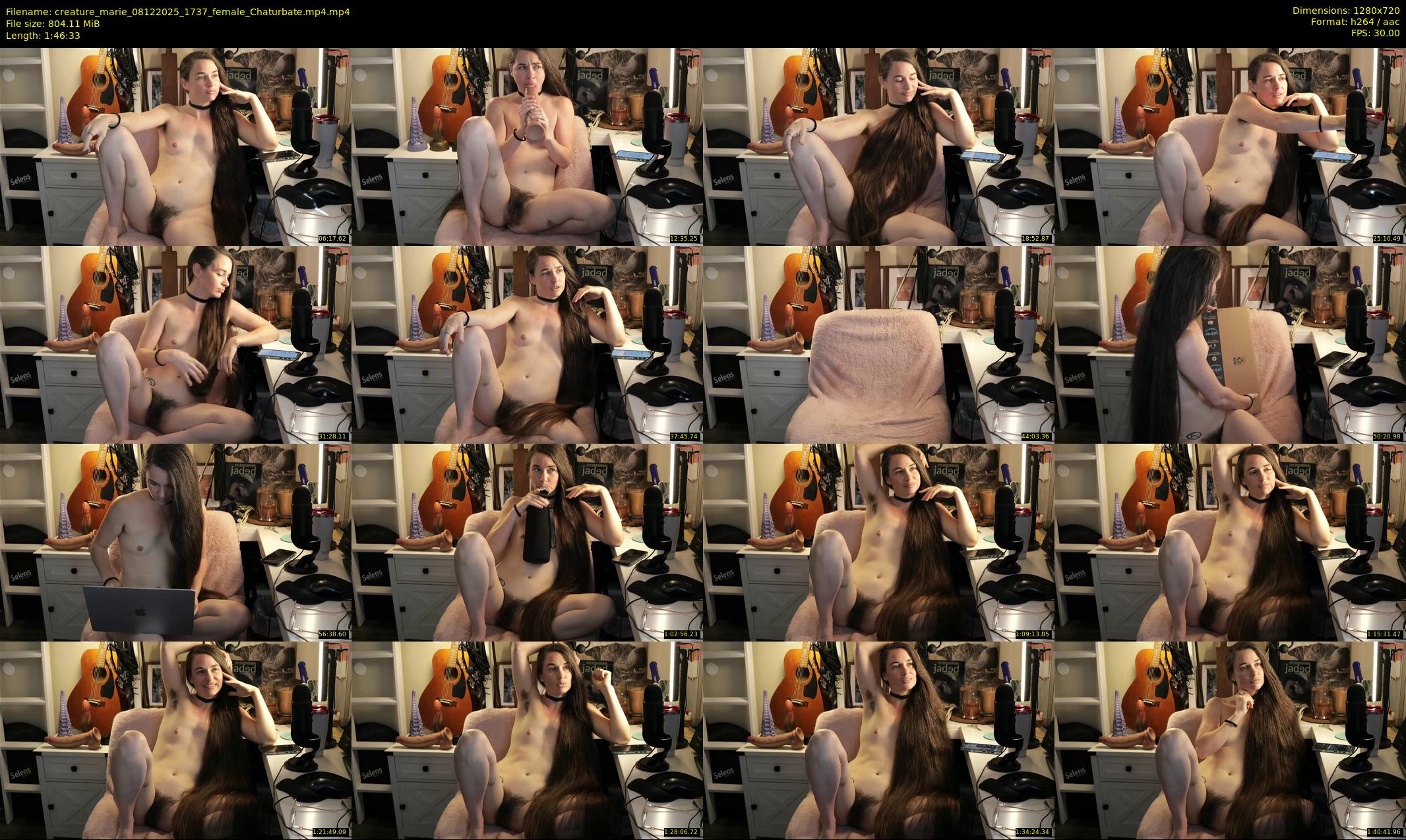 creature_marie — 107 minute Chaturbate female cam show recording, 720p, Dec 8, 2025