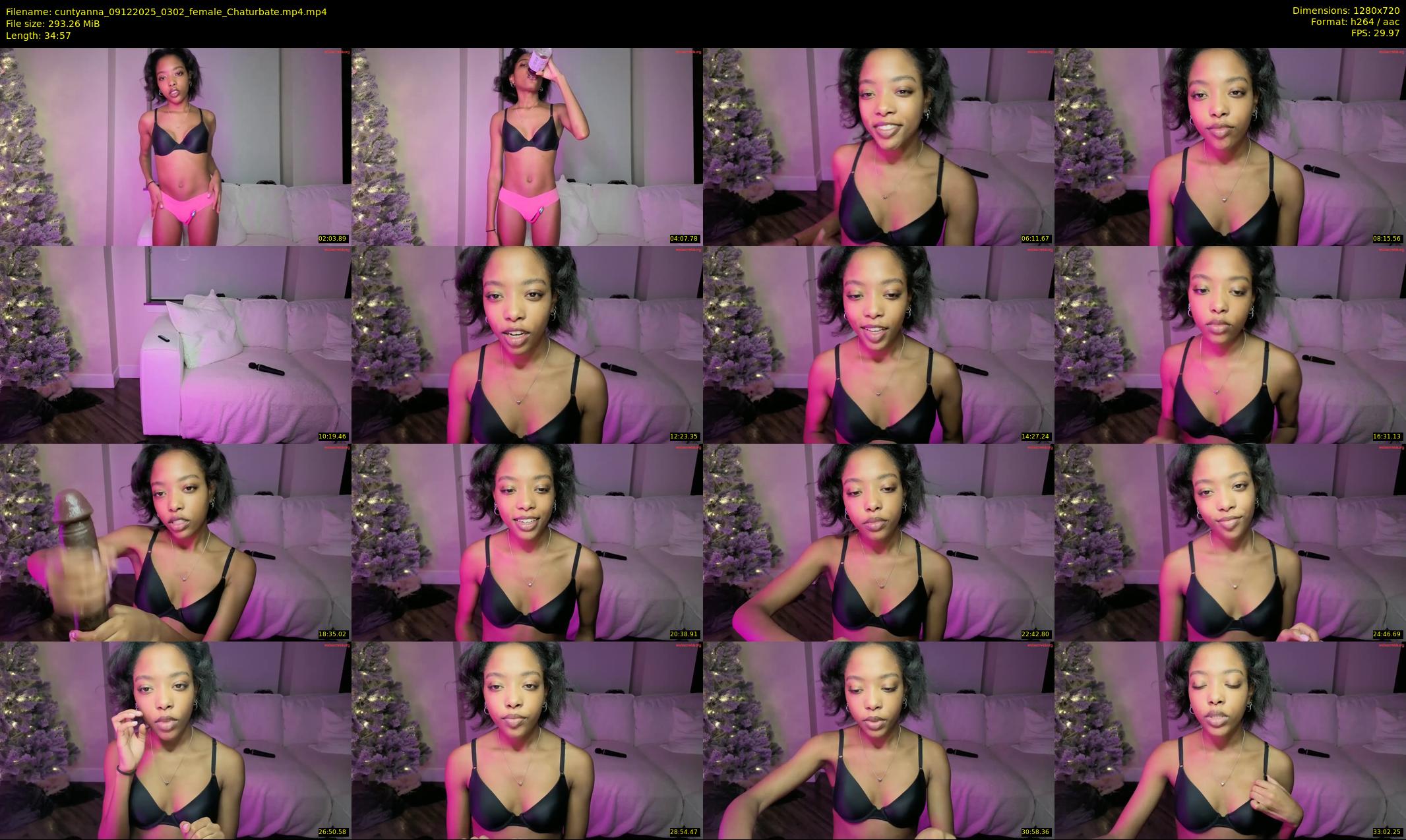cuntyanna — 35 minute Chaturbate female cam show recording, 720p, Dec 9, 2025