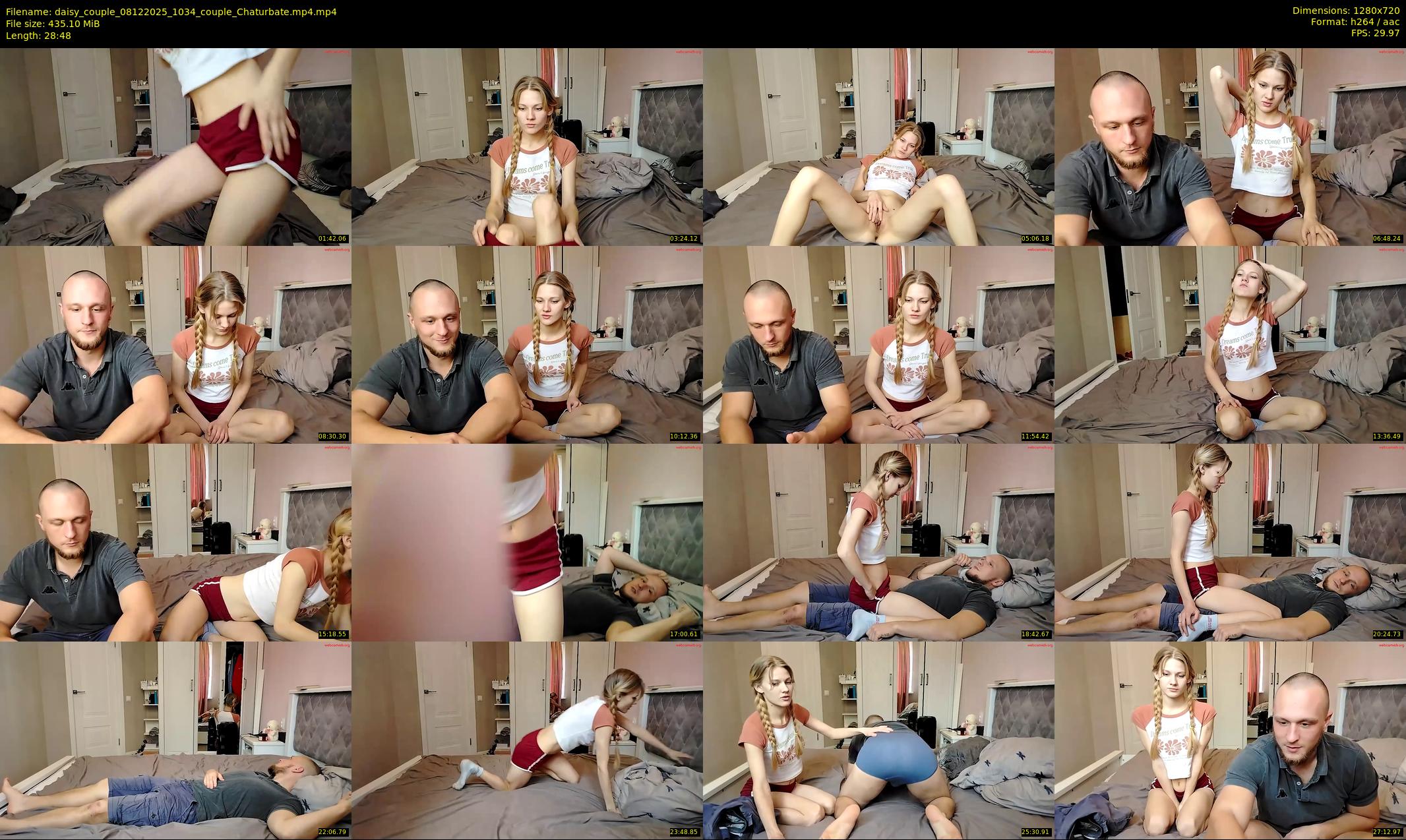 daisy_couple — 29 minute Chaturbate couple cam show recording, 720p, Dec 8, 2025