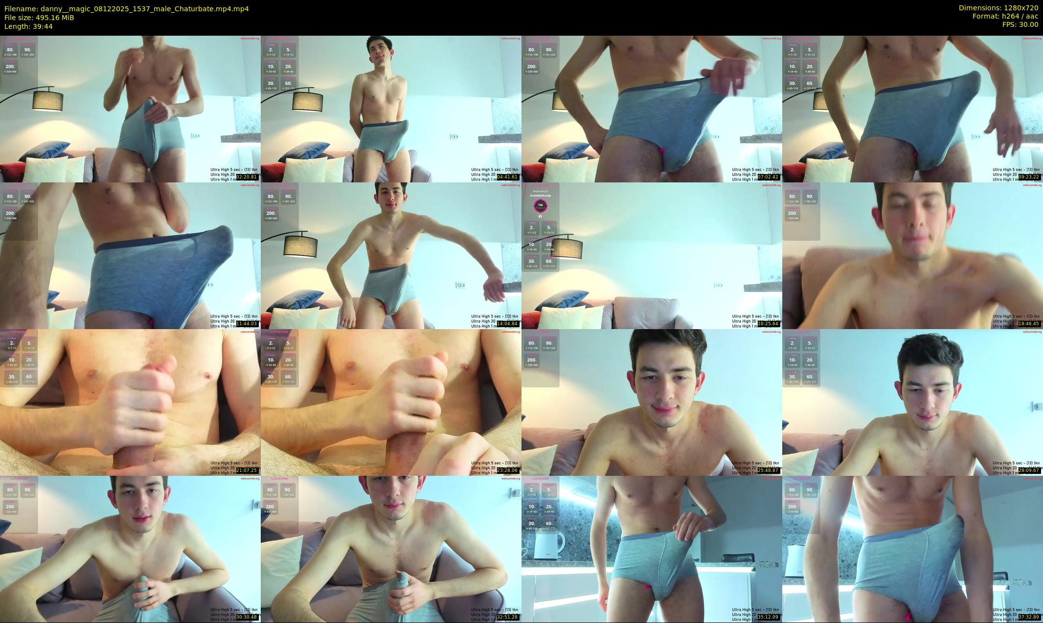danny__magic — 40 minute Chaturbate male cam show recording, 720p, Dec 8, 2025