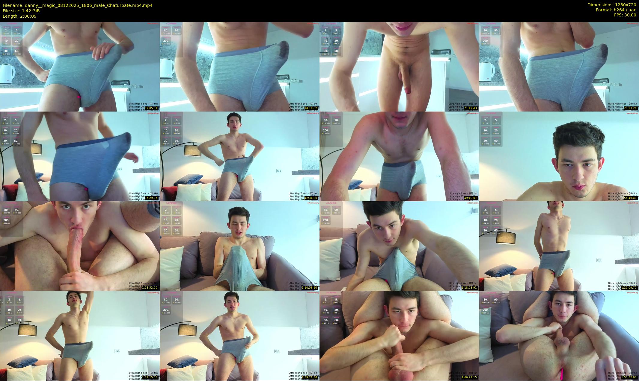 danny__magic — 121 minute Chaturbate male cam show recording, 720p, Dec 8, 2025