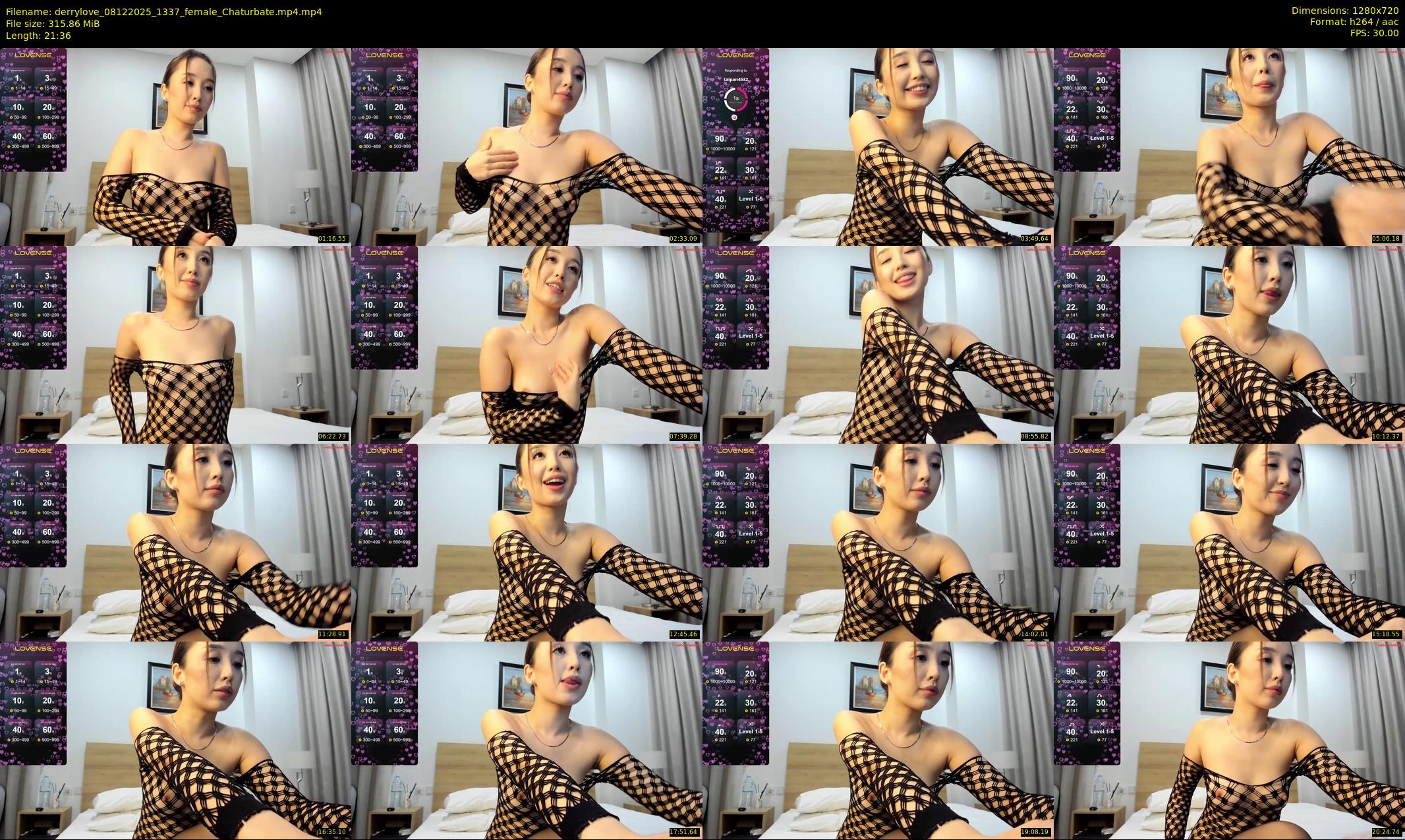 derrylove — 22 minute Chaturbate female cam show recording, 720p, Dec 8, 2025