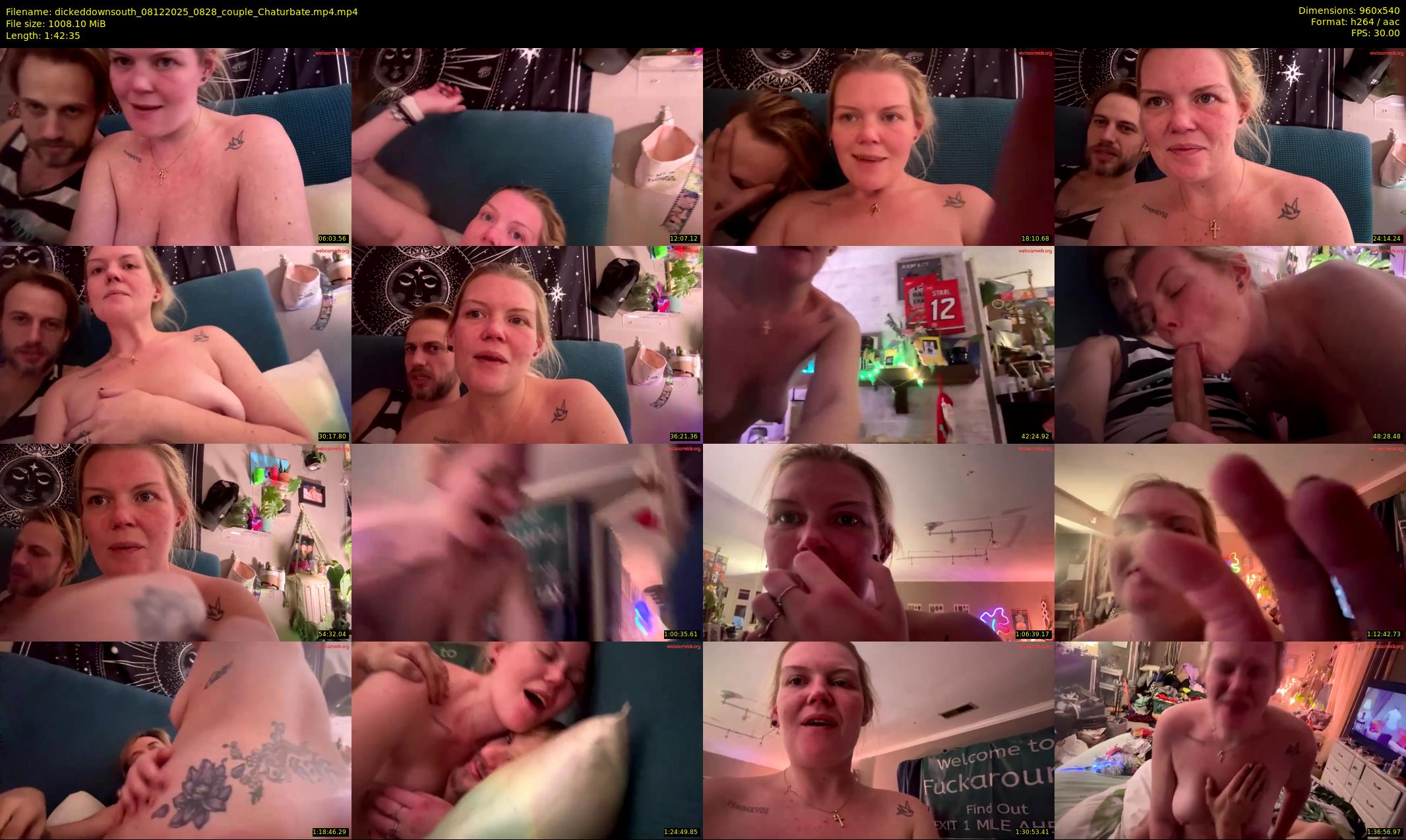 dickeddownsouth — 103 minute Chaturbate couple cam show recording, 480p, Dec 8, 2025