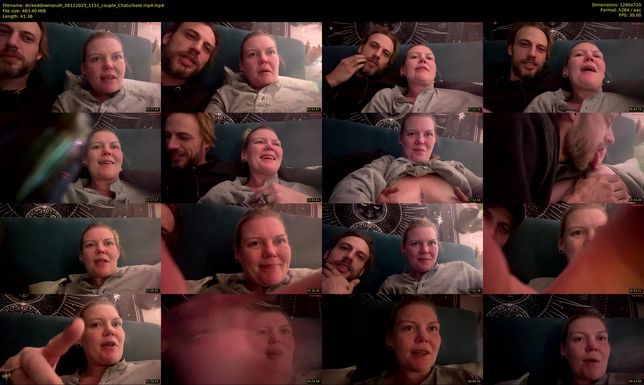 dickeddownsouth — 42 minute Chaturbate couple cam show recording, 720p, Dec 8, 2025